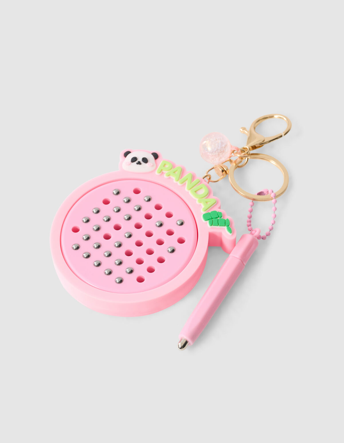 Panda Ball Schl&uuml;sselanh&auml;nger Rosa SHOEBY ACCESSOIRES