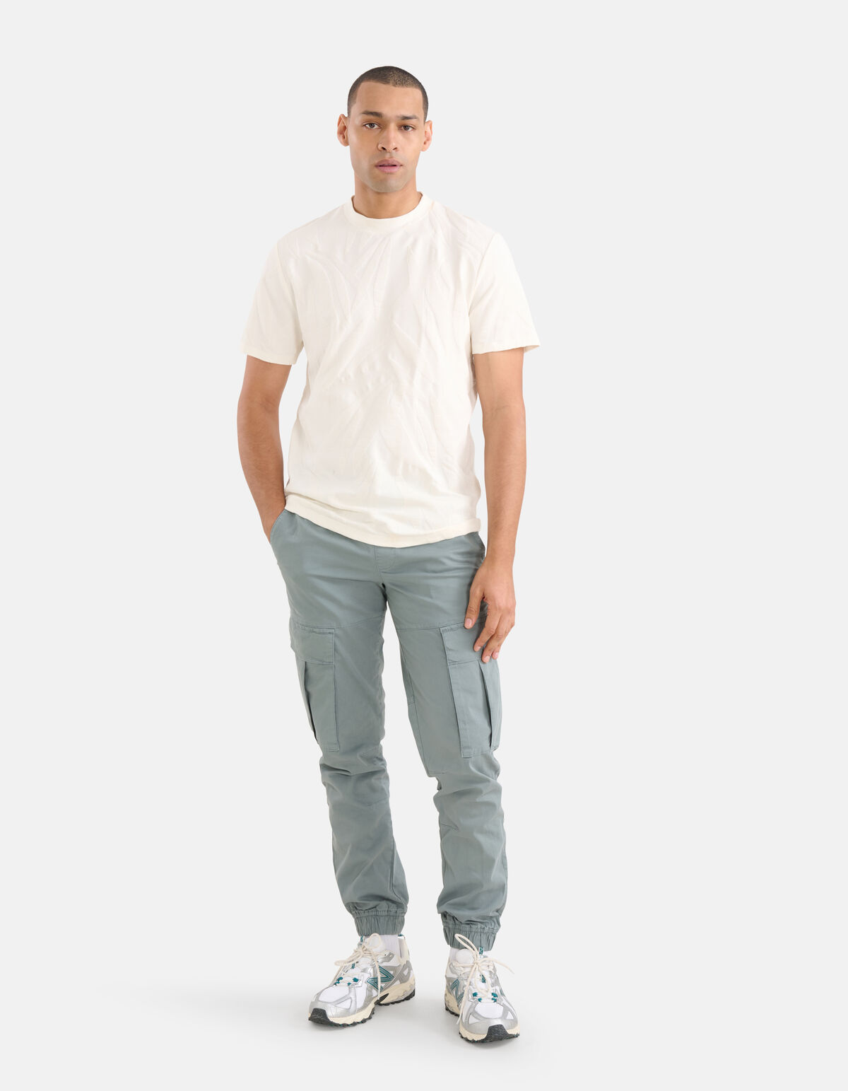 Cargohose Grau SHOEBY MEN