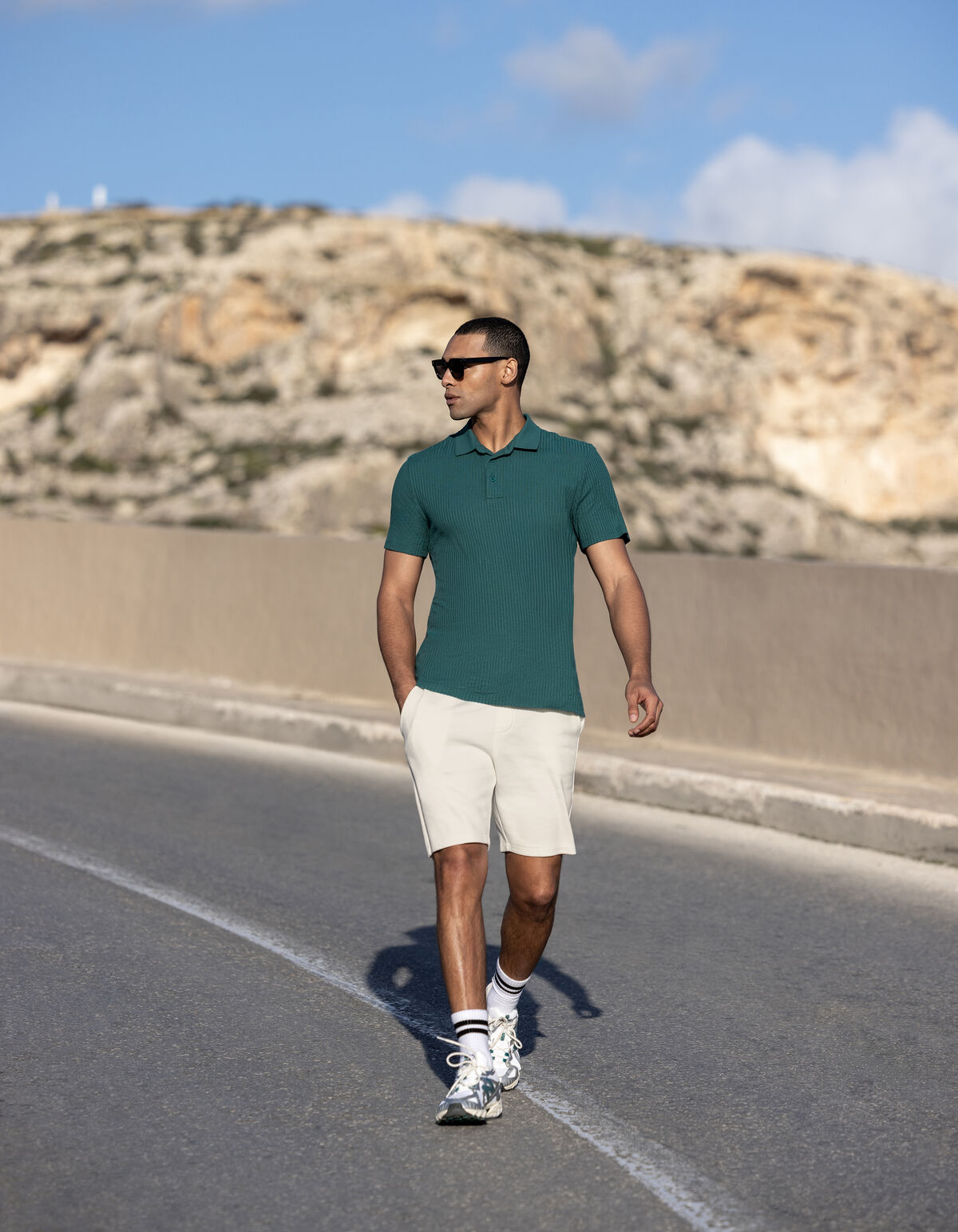 Struktur Polo Türkis SHOEBY MEN