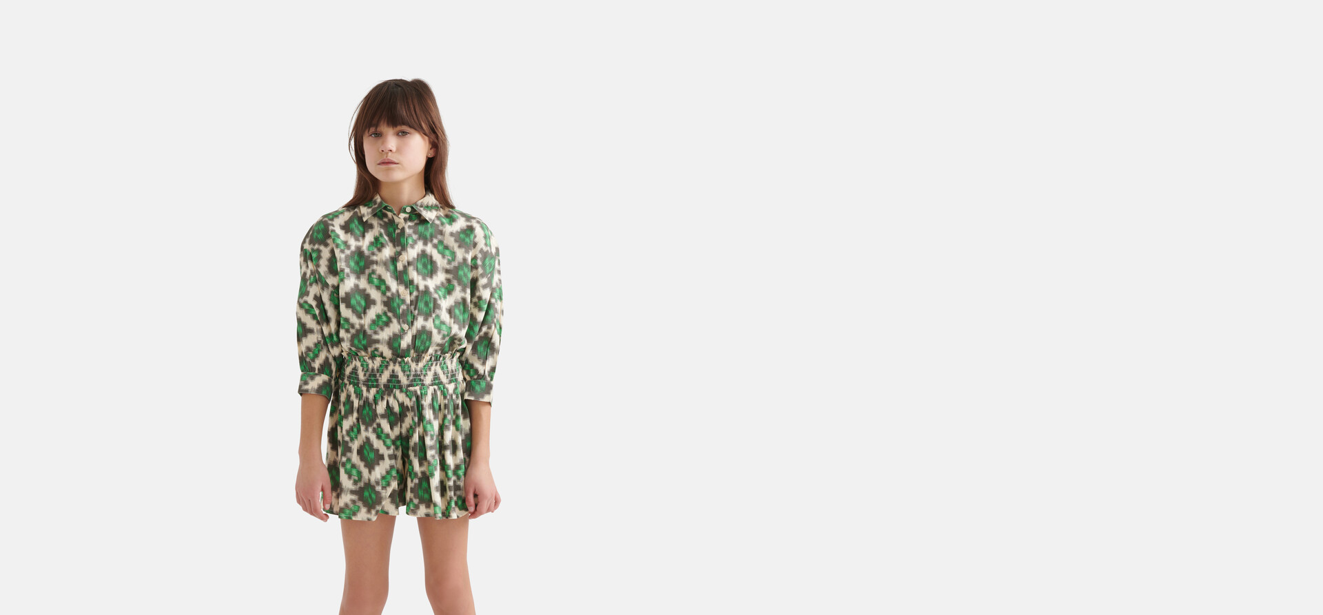 Shorts mit grafischem Druck Offwhite SHOEBY GIRLS