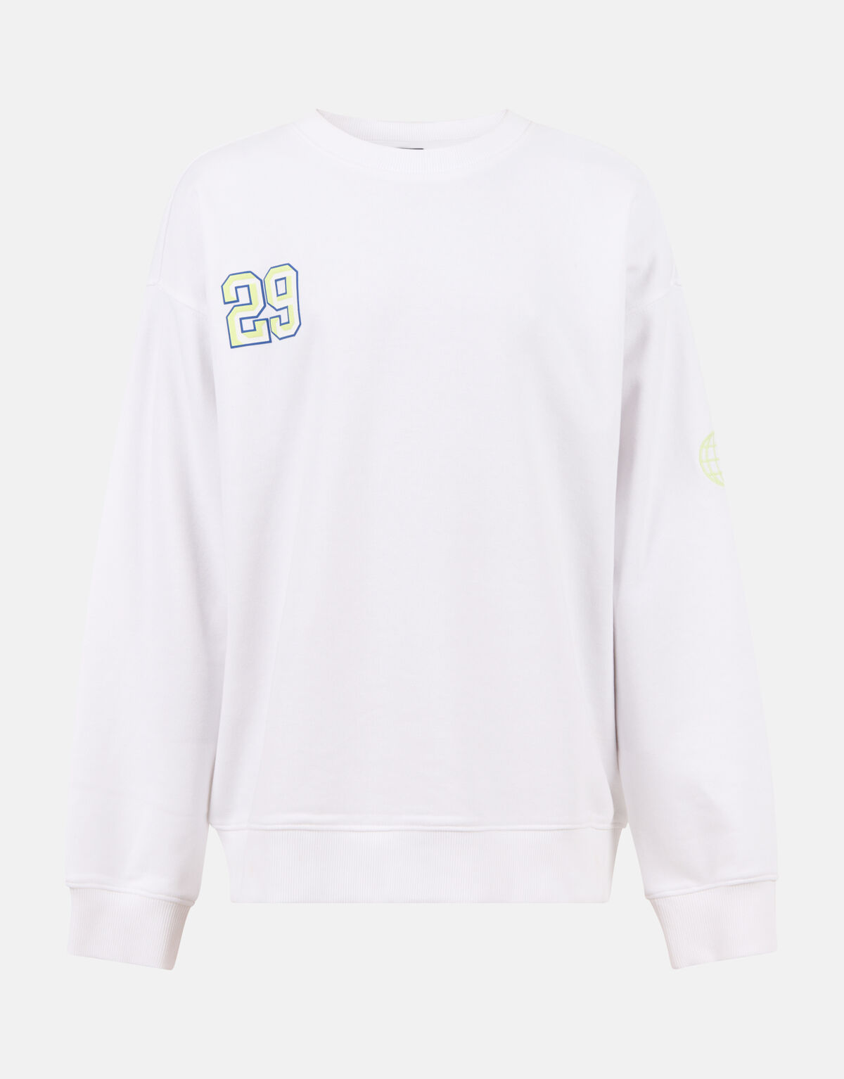 Artwork Sweater Wit SHOEBY BOYS