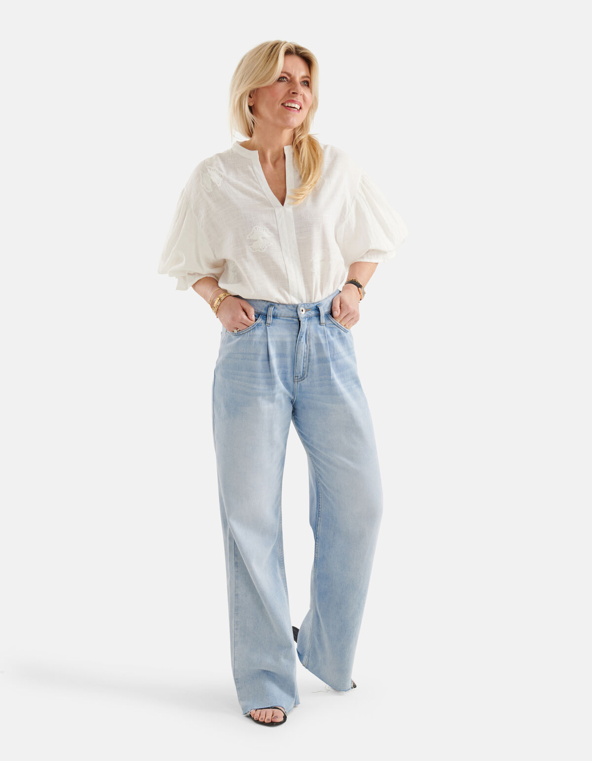 Weit geschnittene Jeans Blau von Lonneke SHOEBY WOMEN