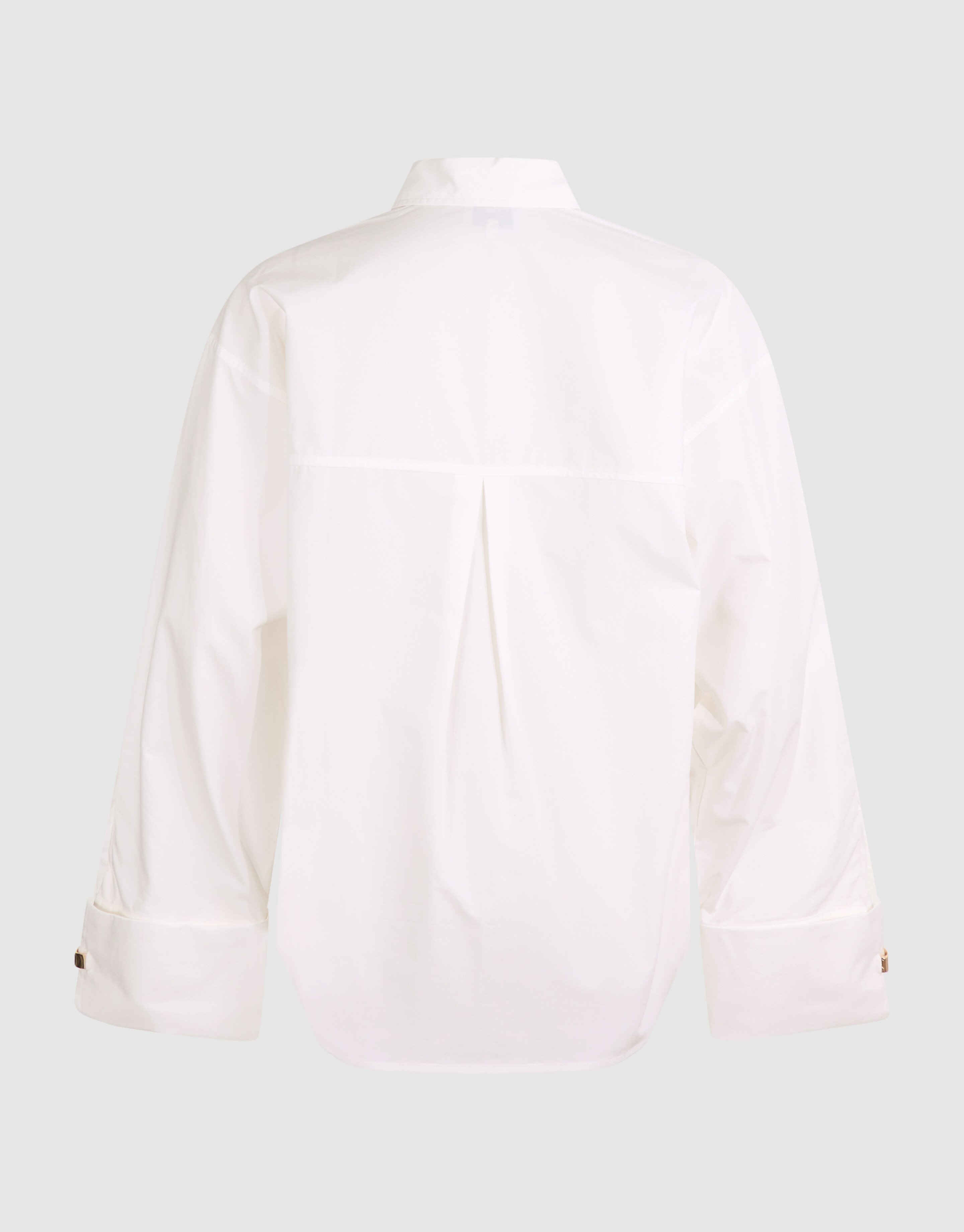 Bluse mit Ringmanschetten Wei&szlig; SHOEBY WOMEN