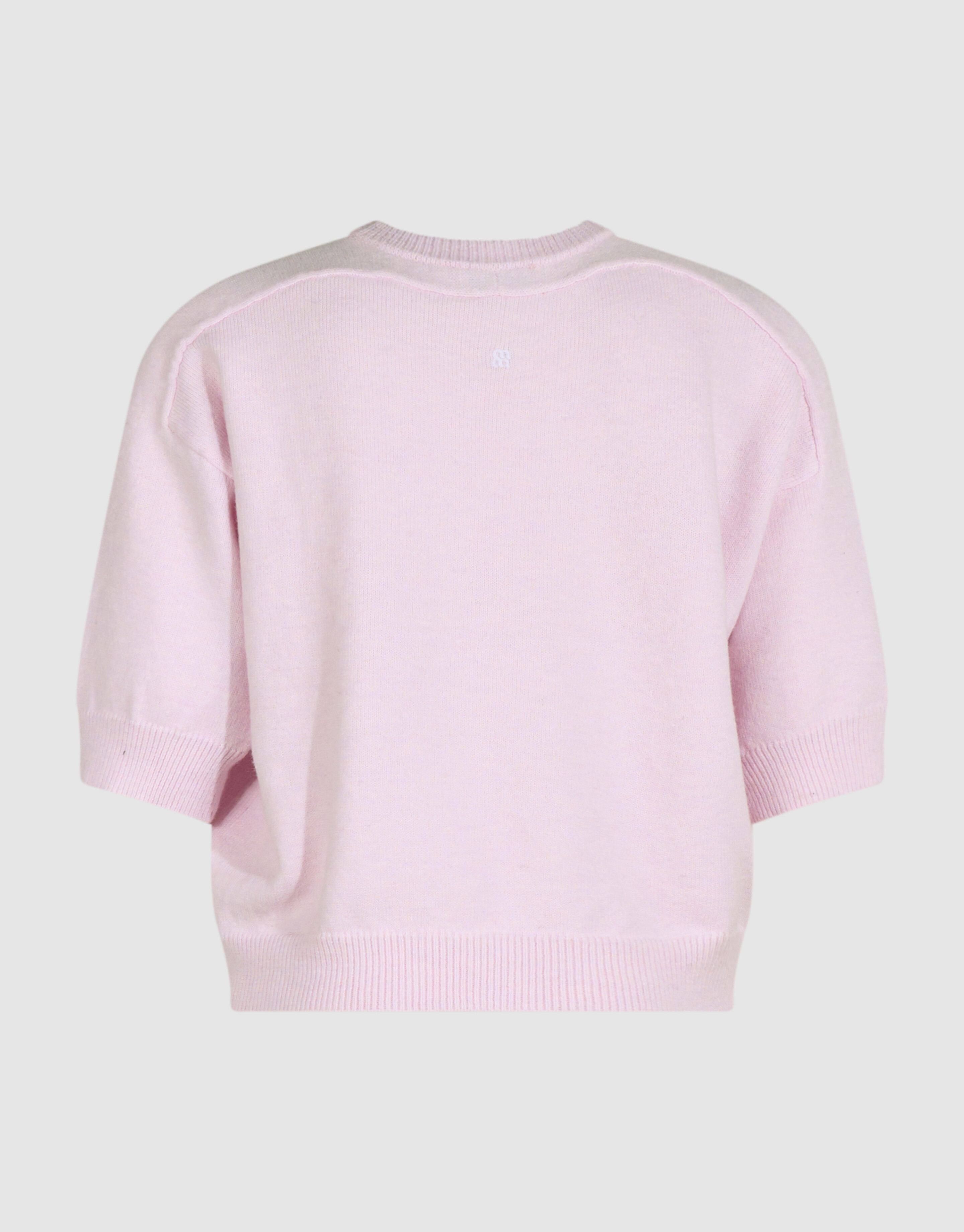 Kurz&auml;rmelige Strickpullover Hellrosa By Mieke SHOEBY WOMEN