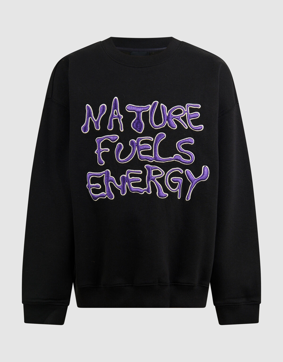 Nature Text Sweatshirt Schwarz SHOEBY BOYS