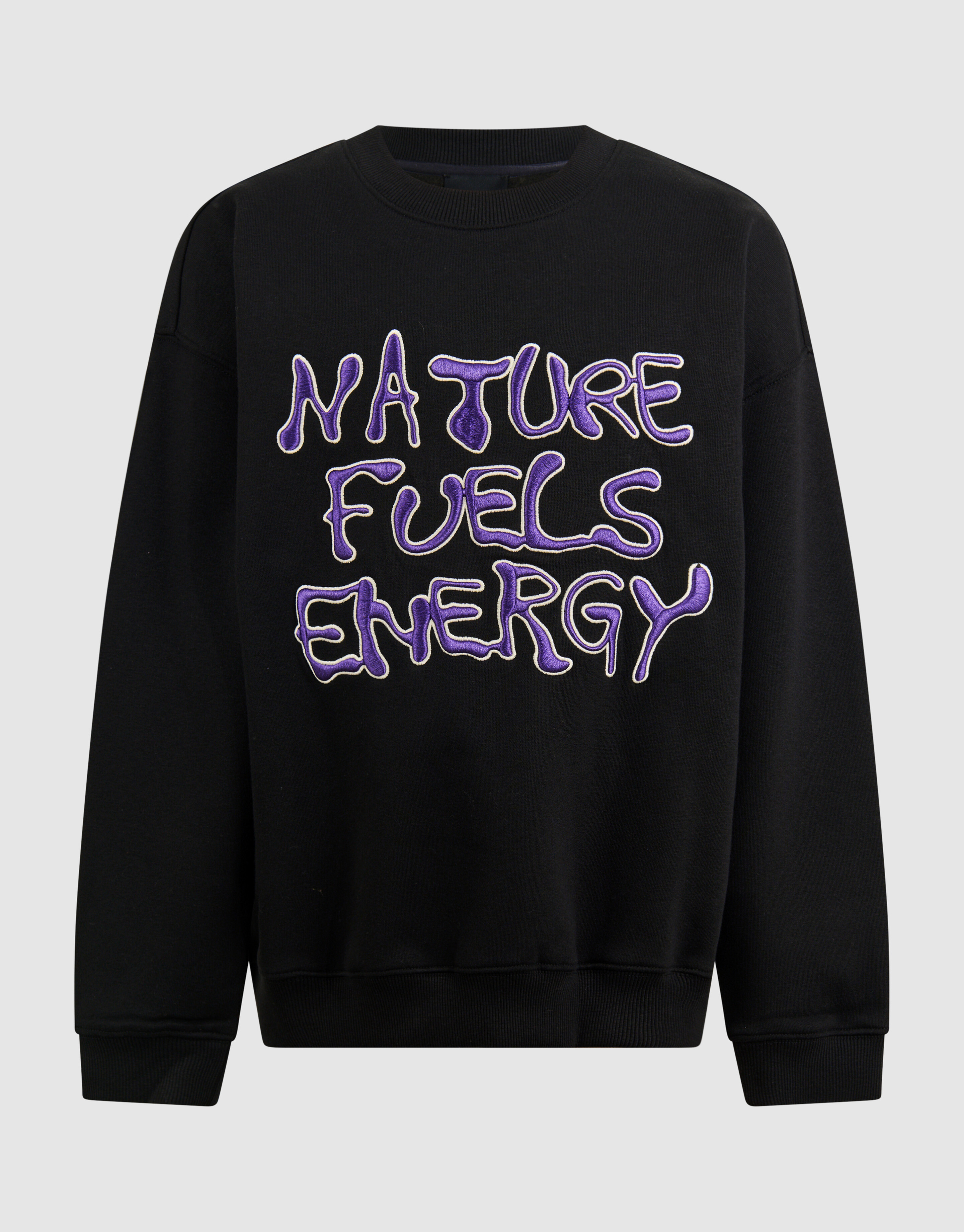 Nature Text Sweatshirt Schwarz SHOEBY BOYS