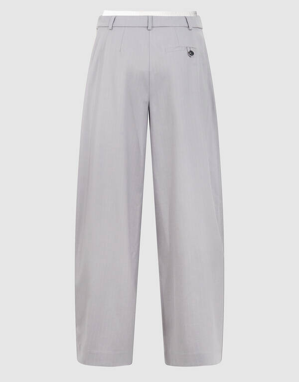 Pinstripe Barrel Fit Hose Hellgrau SHOEBY WOMEN