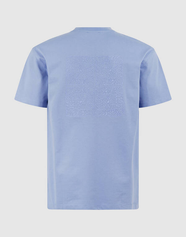 Gehäkeltes T-shirt Hellblau SHOEBY MEN
