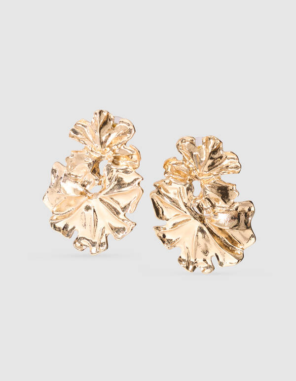 Hammerd Flower Ohrringe Gold SHOEBY ACCESSOIRES