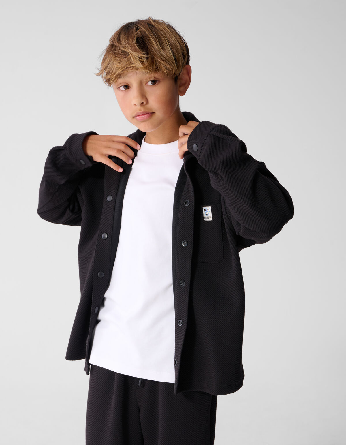 Oversized Jacke Schwarz SHOEBY BOYS