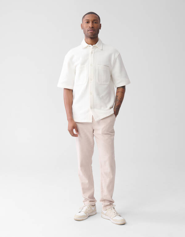 Piqué-Überhemd Off White SHOEBY MEN