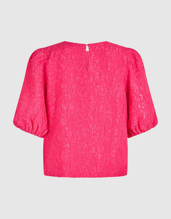 Jacquard-Struktur-Top Rosa SHOEBY WOMEN