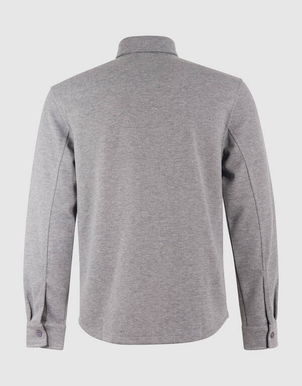 Weiches Overshirt Hellgrau SHOEBY MEN