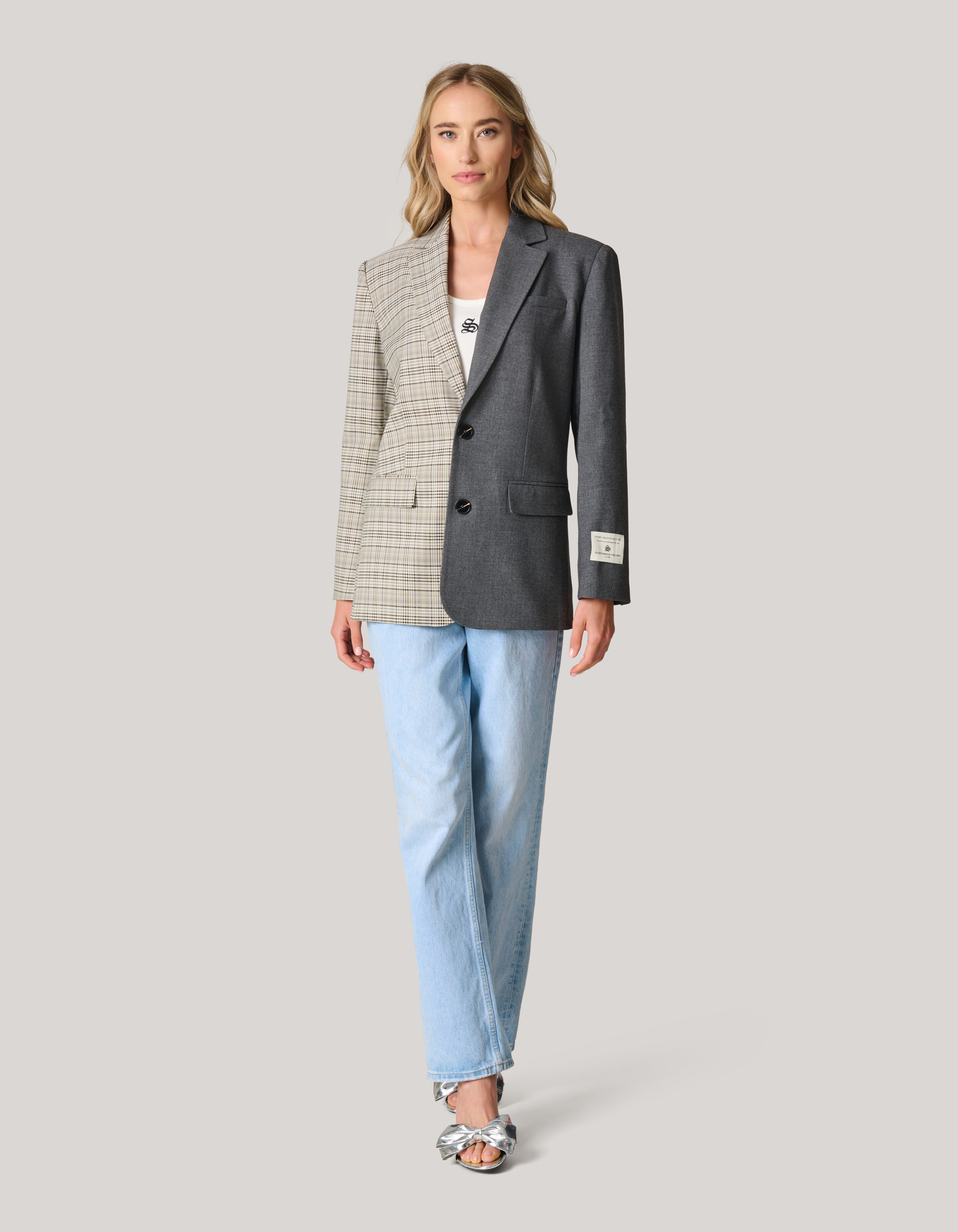 Gemischter Blazer Grau SHOEBY WOMEN