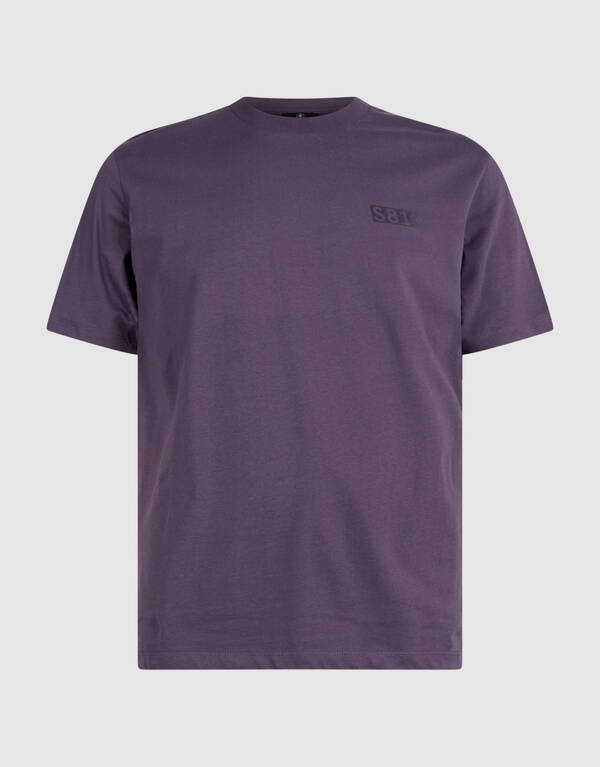 Einfarbiges T-Shirt in Lila SHOEBY MEN