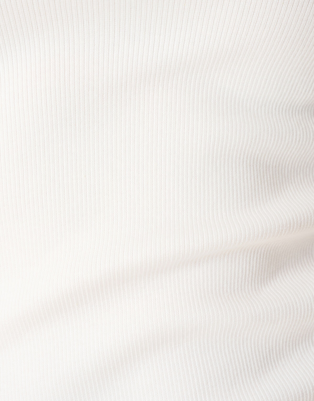 R&uuml;schen-Jersey-Top Wei&szlig; SHOEBY WOMEN