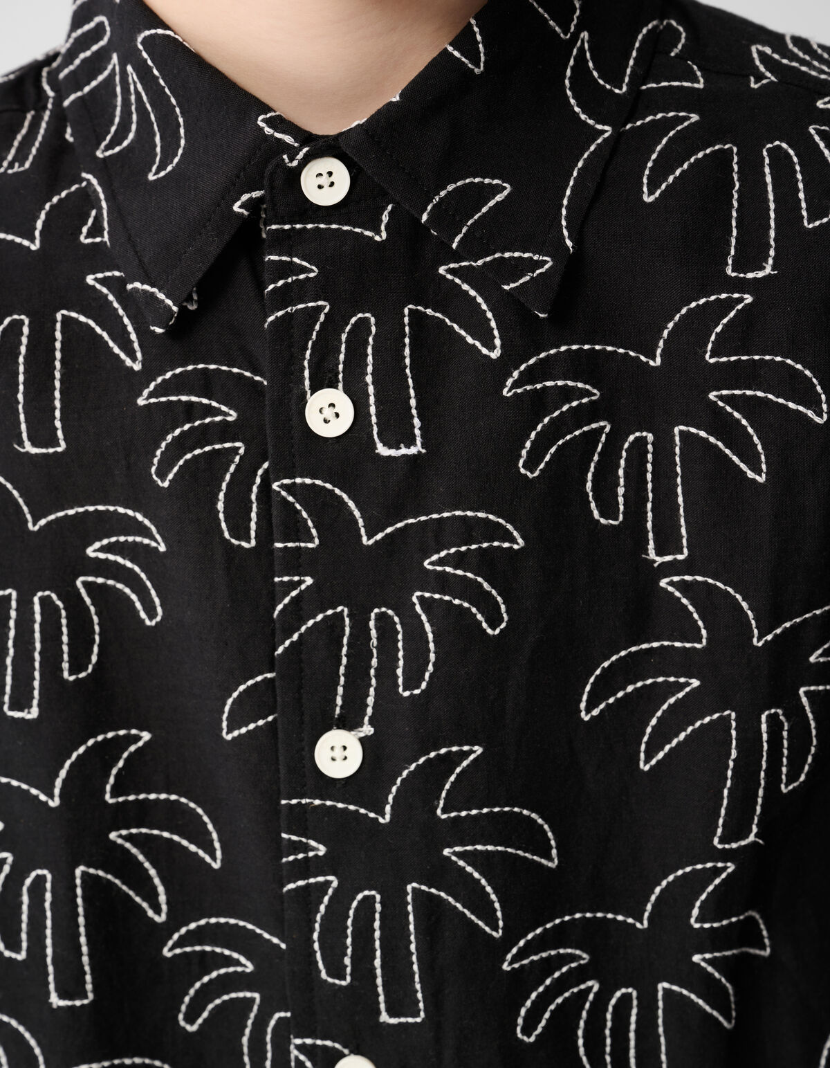 Palm Shirt Schwarz SHOEBY BOYS