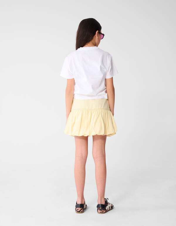 Sun Artwork T-Shirt Wei&szlig; SHOEBY GIRLS