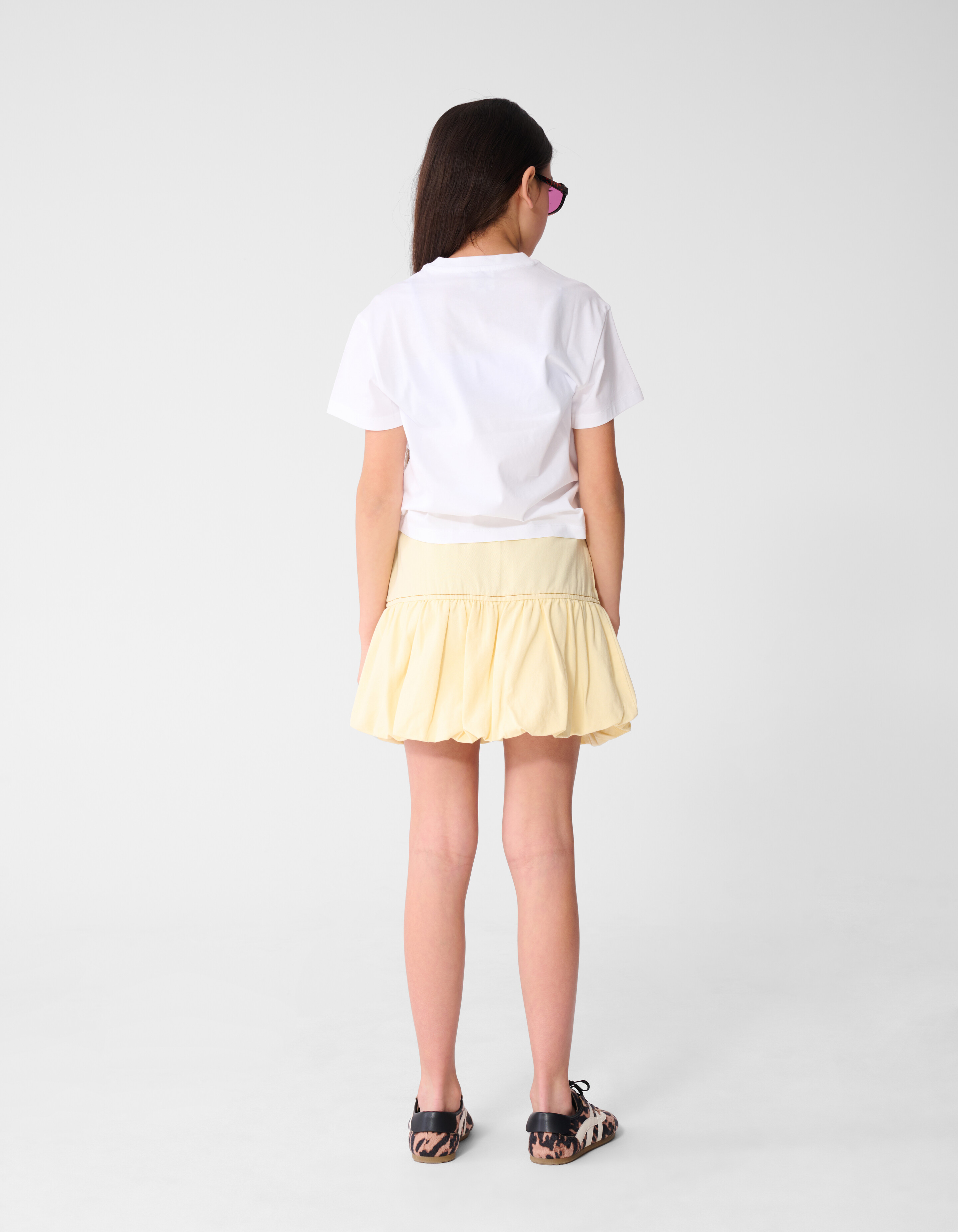 Sun Artwork T-Shirt Wei&szlig; SHOEBY GIRLS