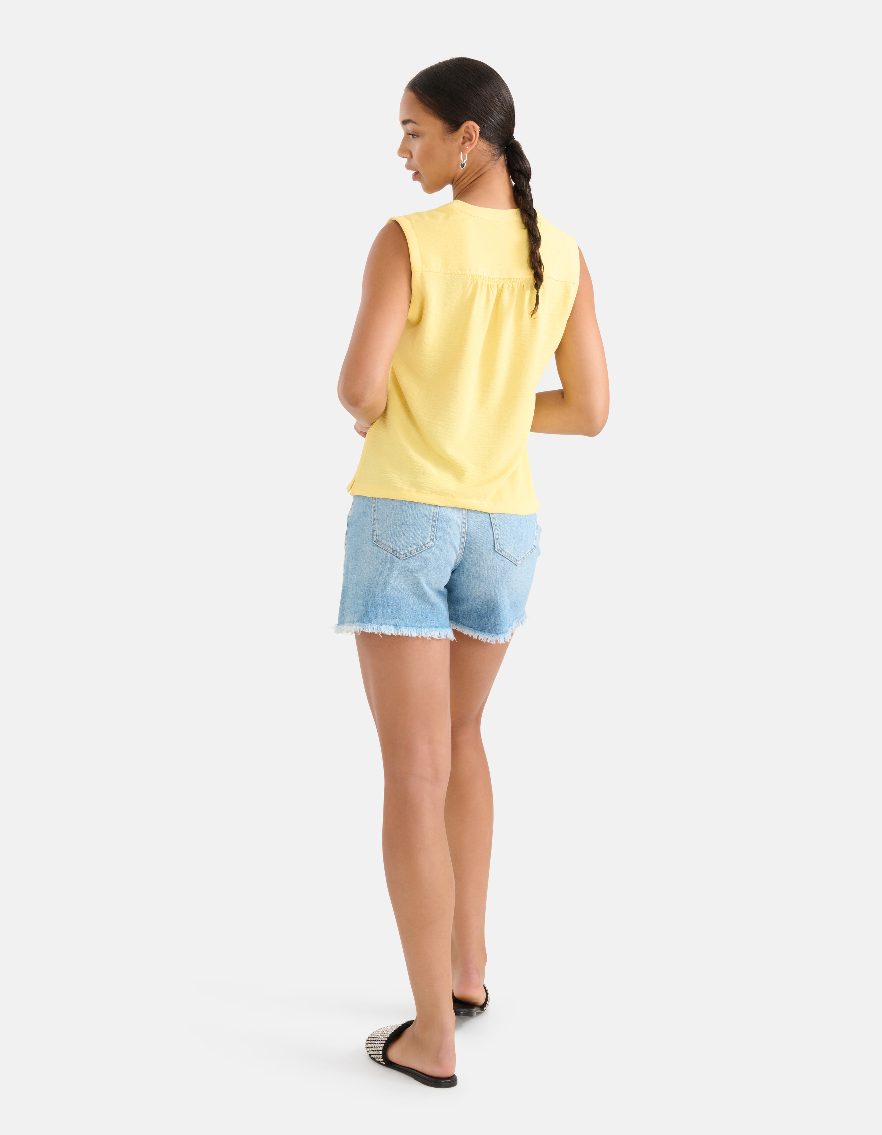 Jacquard-Top Gelb SHOEBY WOMEN
