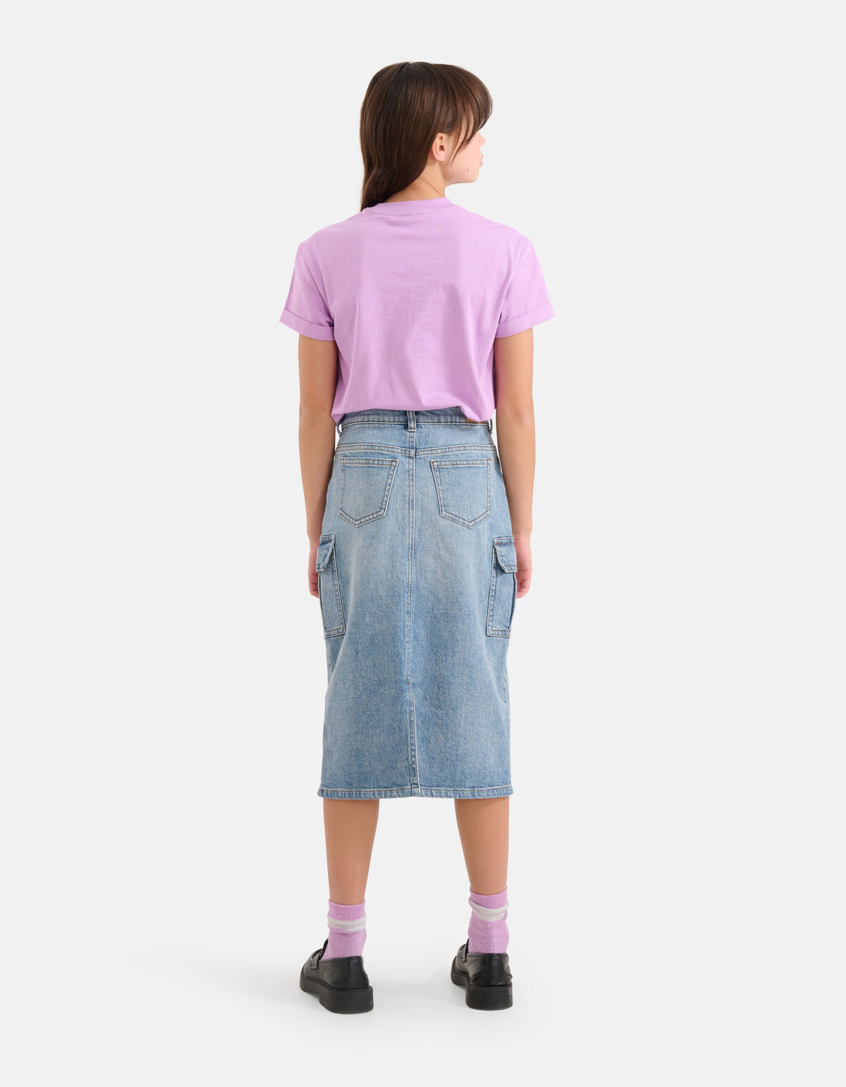 Denim Midi Skirt SHOEBY GIRLS