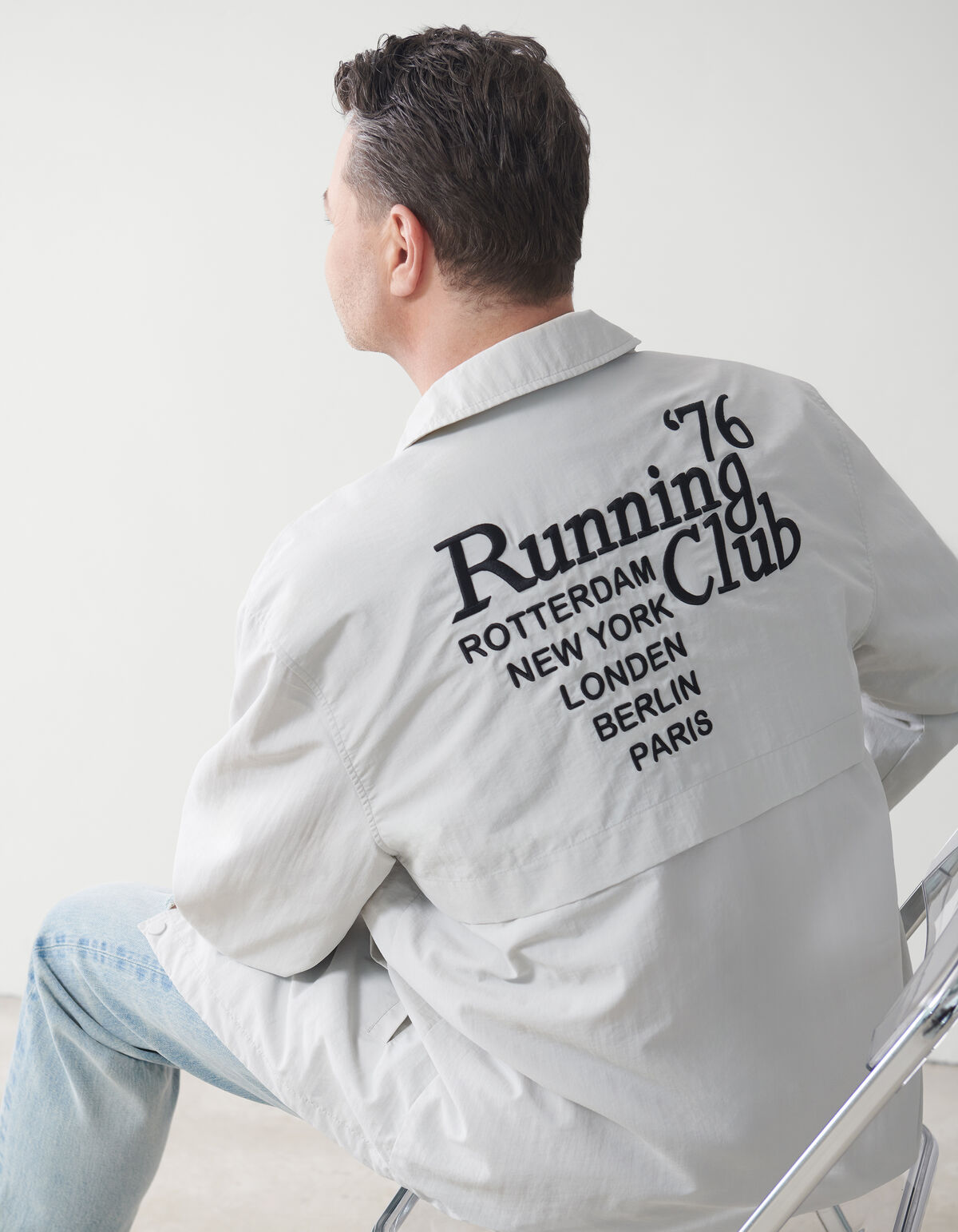 Coach Jacke Hellgrau SHOEBY MEN