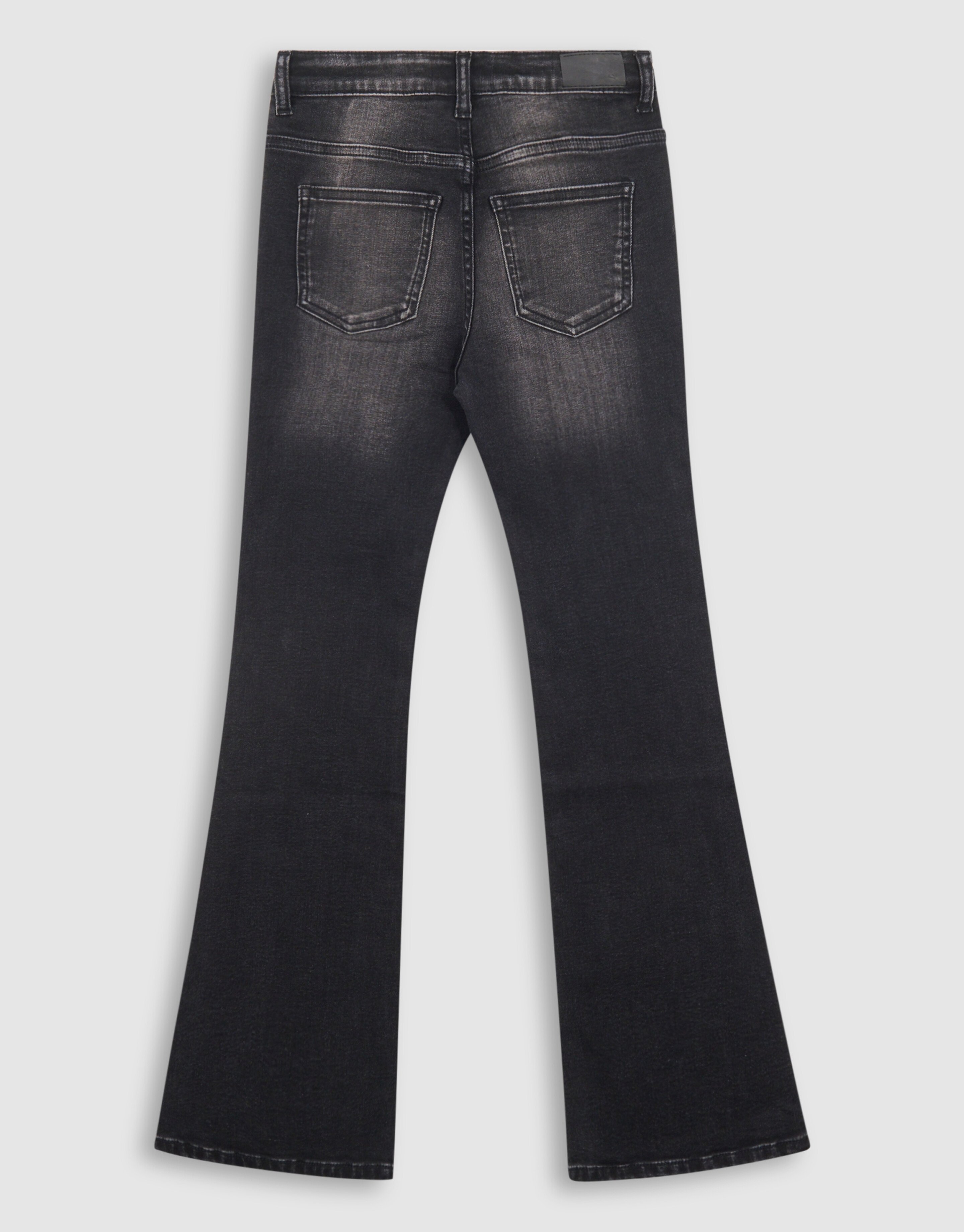 Flared Denim Jeans Schwarz SHOEBY GIRLS