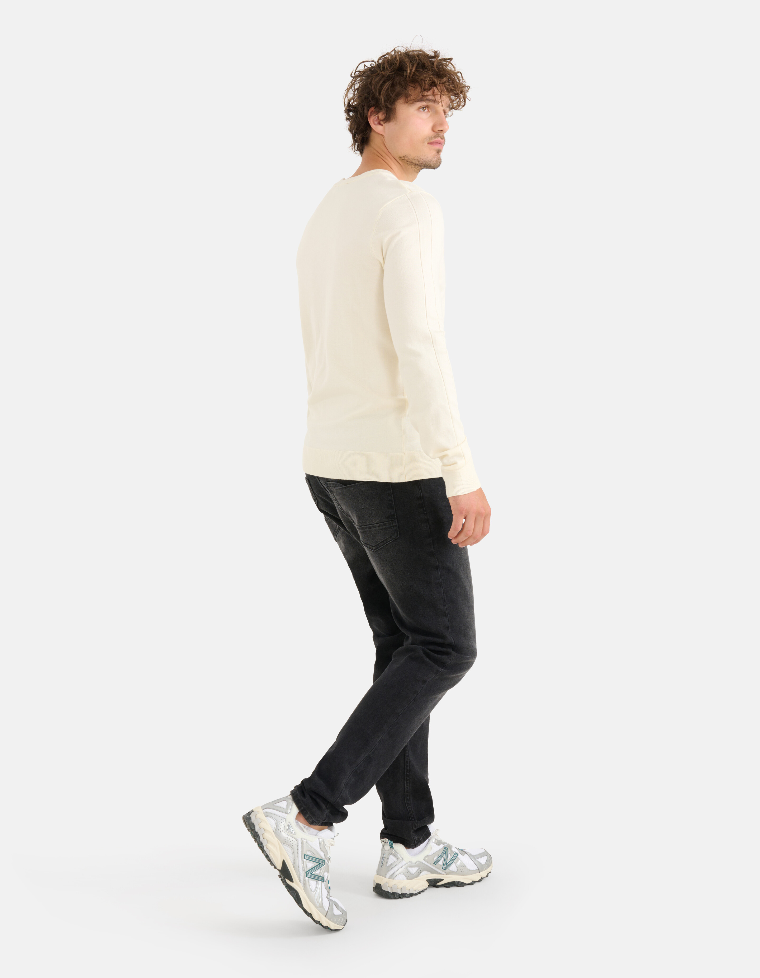 Pullover mit Rundhalsausschnitt Off White SHOEBY MEN