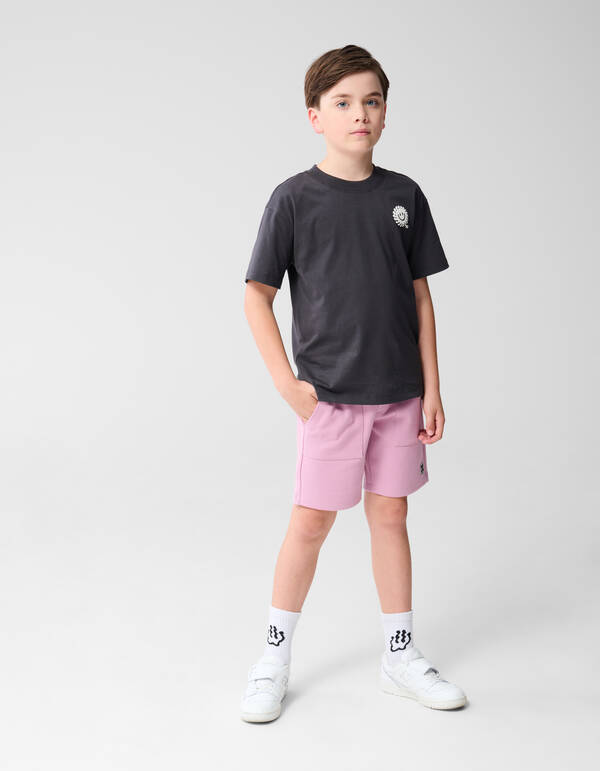 Smiley Sun Artwork T-shirt Dunkelgrau SHOEBY BOYS