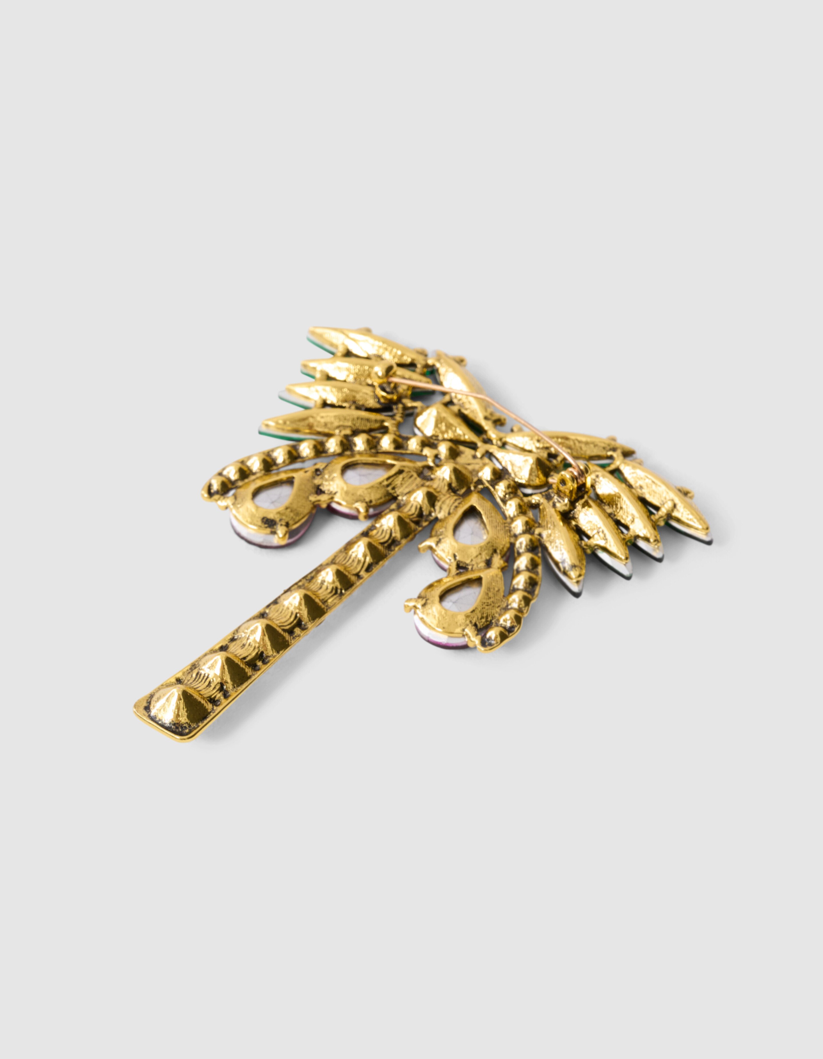 Palmenbrosche Grün von Fred SHOEBY ACCESSOIRES