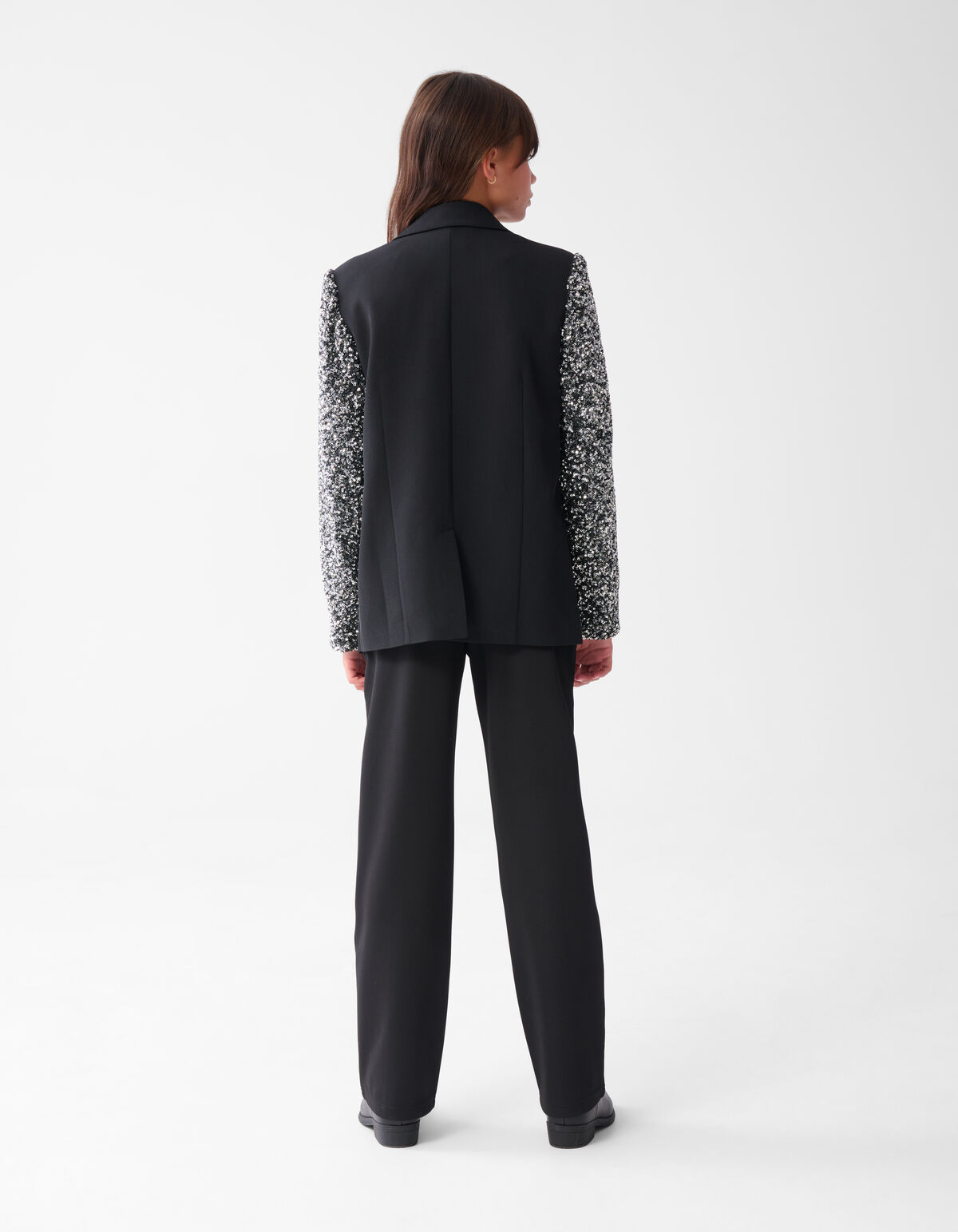 Pailletten-Mix-Blazer Schwarz SHOEBY GIRLS