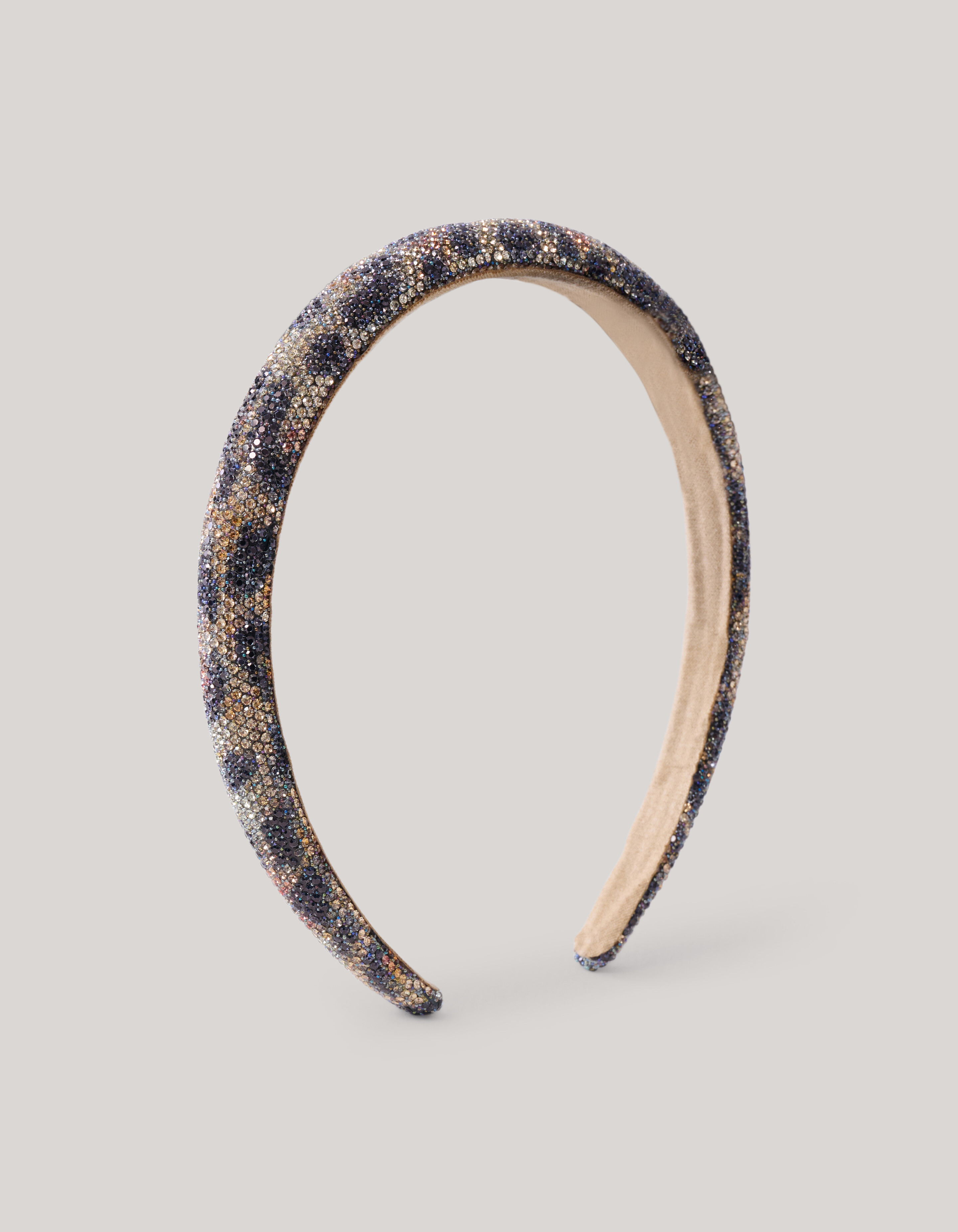 Strass Leopard Haarband Braun SHOEBY ACCESSOIRES