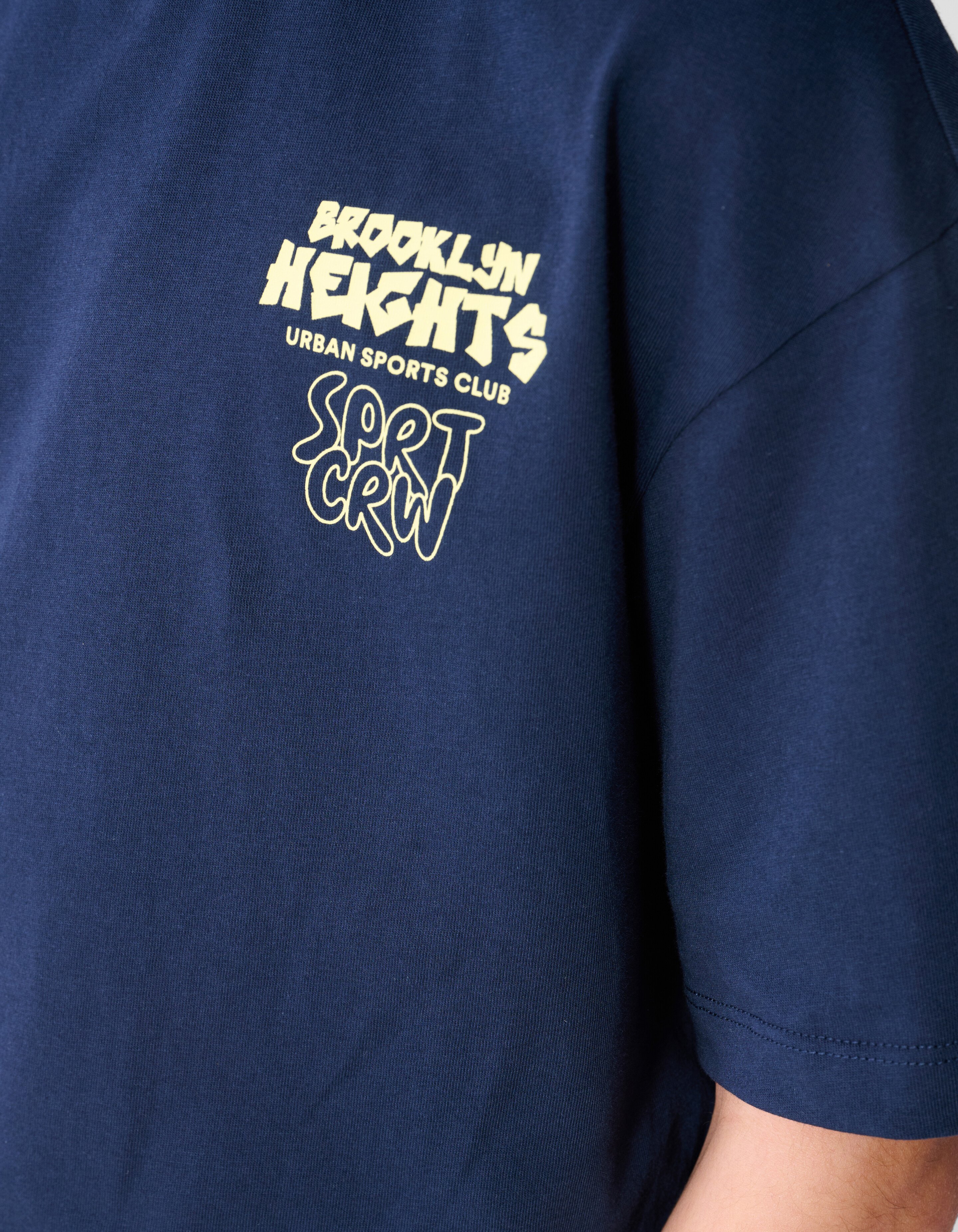 Brooklyn Artwork T-Shirt Dunkelblau SHOEBY BOYS