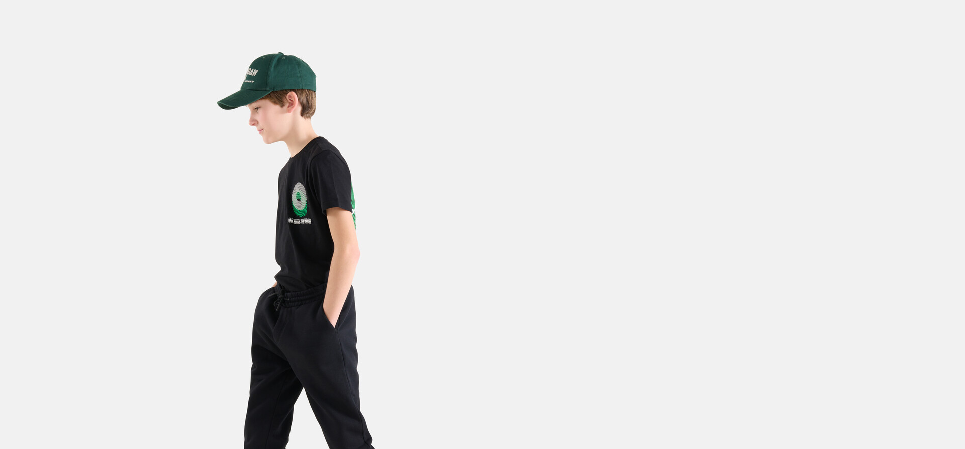 Bedrucktes T-shirt Schwarz SHOEBY BOYS