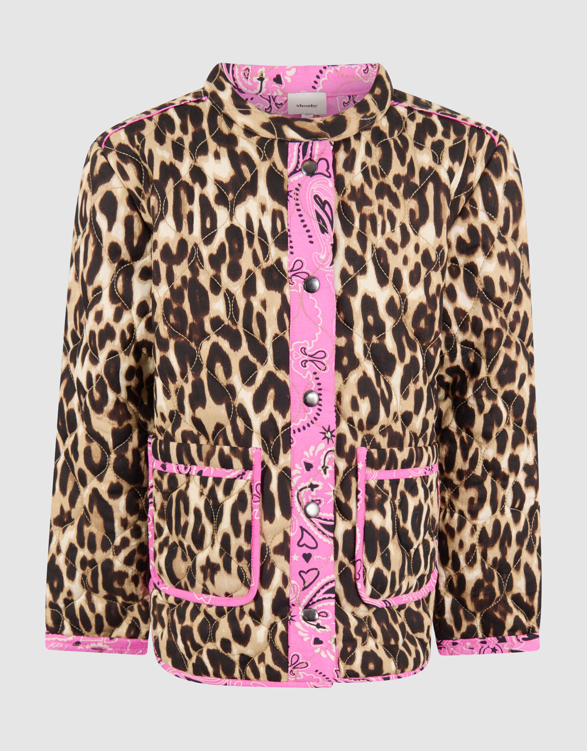Leopard Kimono Jacke Braun SHOEBY GIRLS