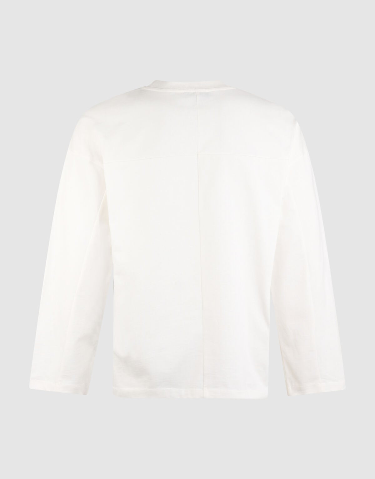 Basic-T-Shirt mit langem Arm im Relaxed-Fit wei&szlig; SHOEBY MEN