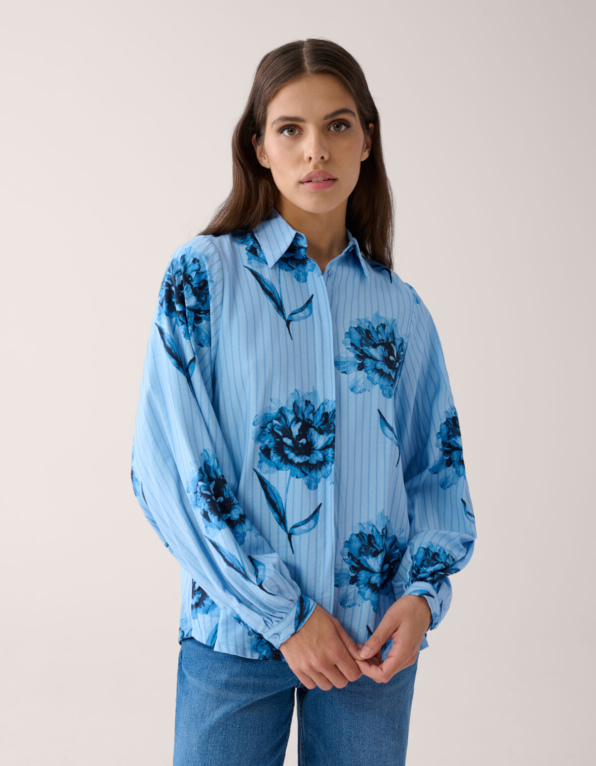 Bedruckte Bluse Blau von Mieke SHOEBY WOMEN