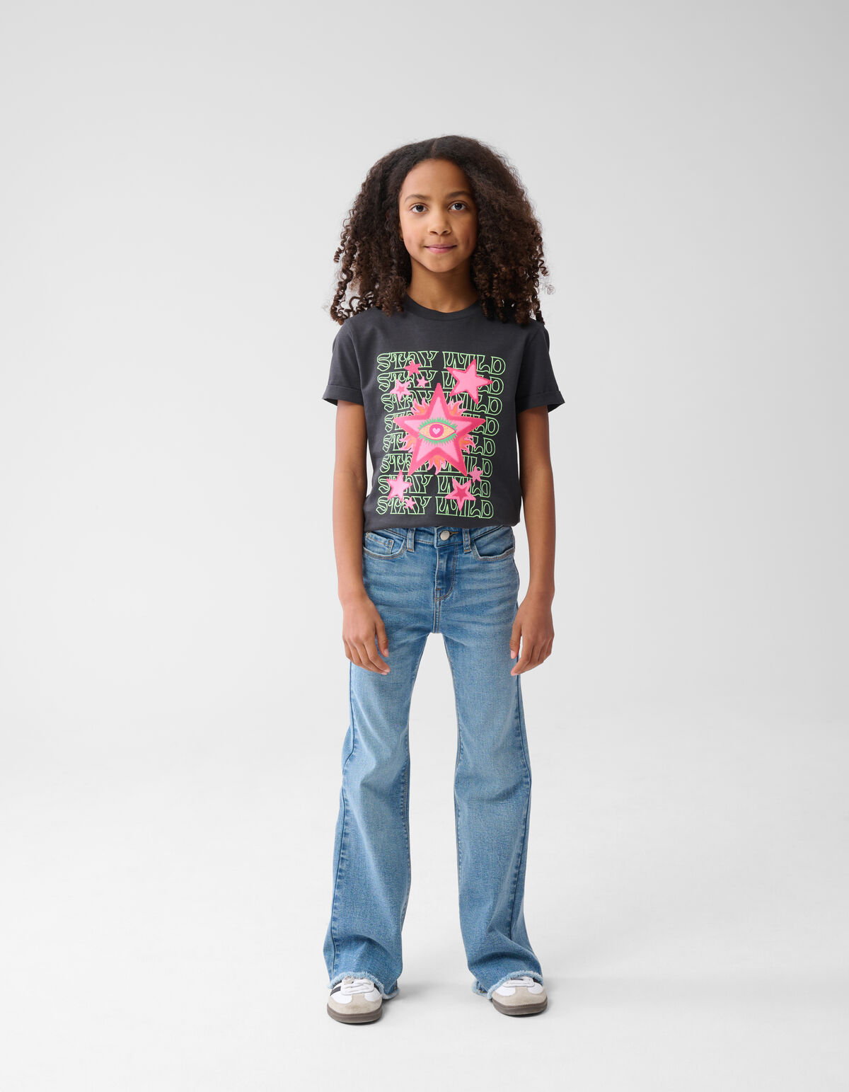 Artwork T-shirt Dunkelgrau SHOEBY GIRLS