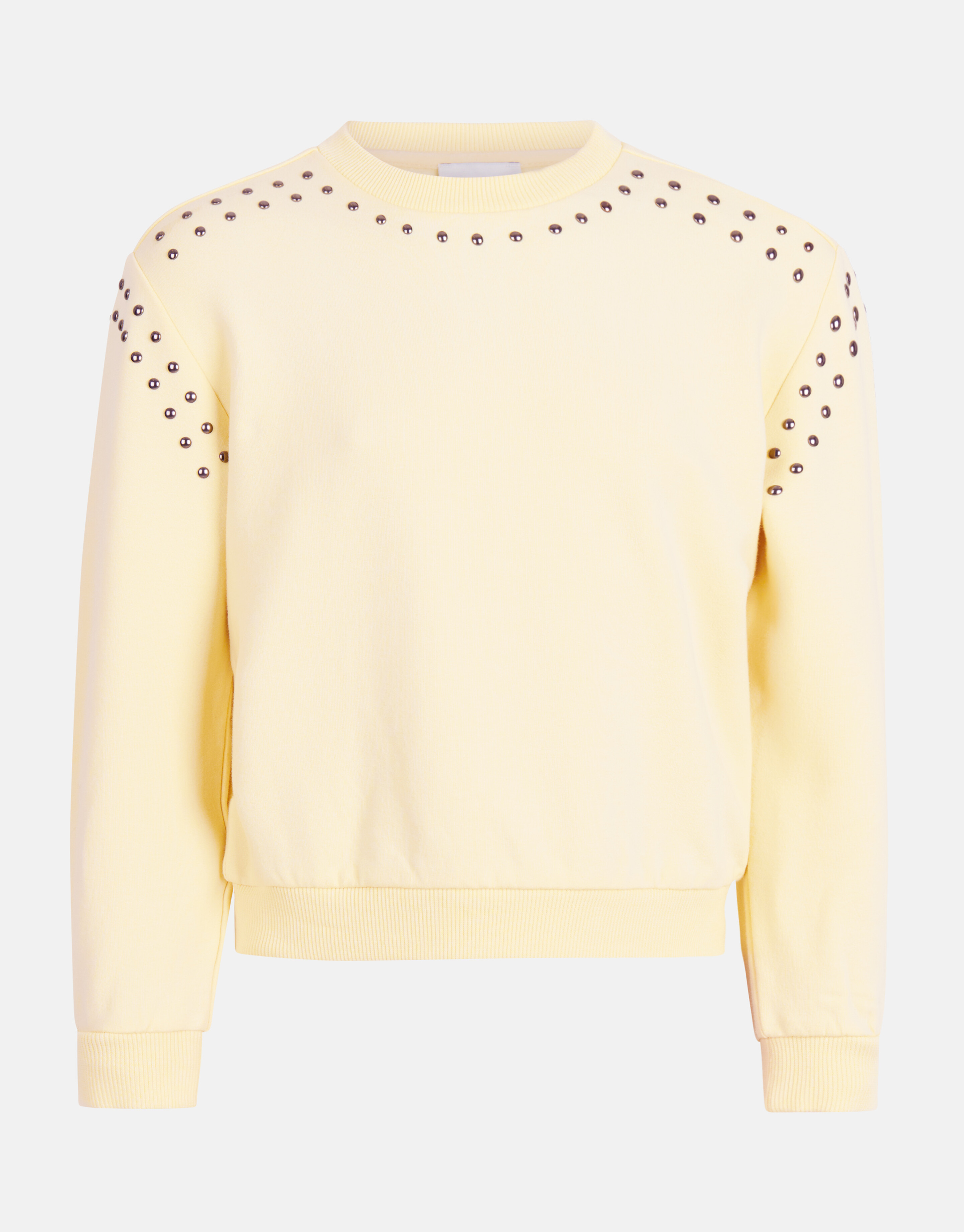 Studs Sweater Lichtgeel SHOEBY GIRLS