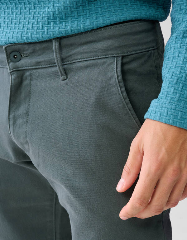 Jog Chino Dunkelgr&uuml;n SHOEBY MEN