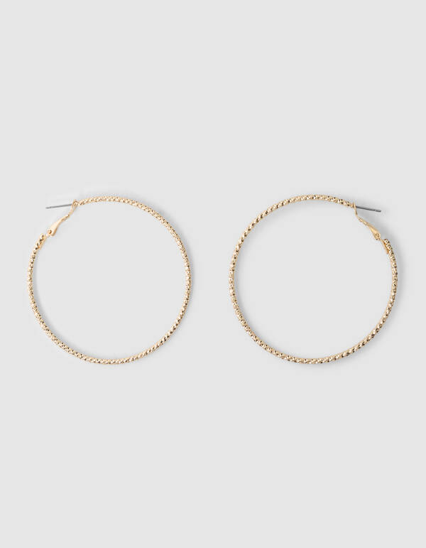 Klassische Creolen Gold SHOEBY ACCESSOIRES