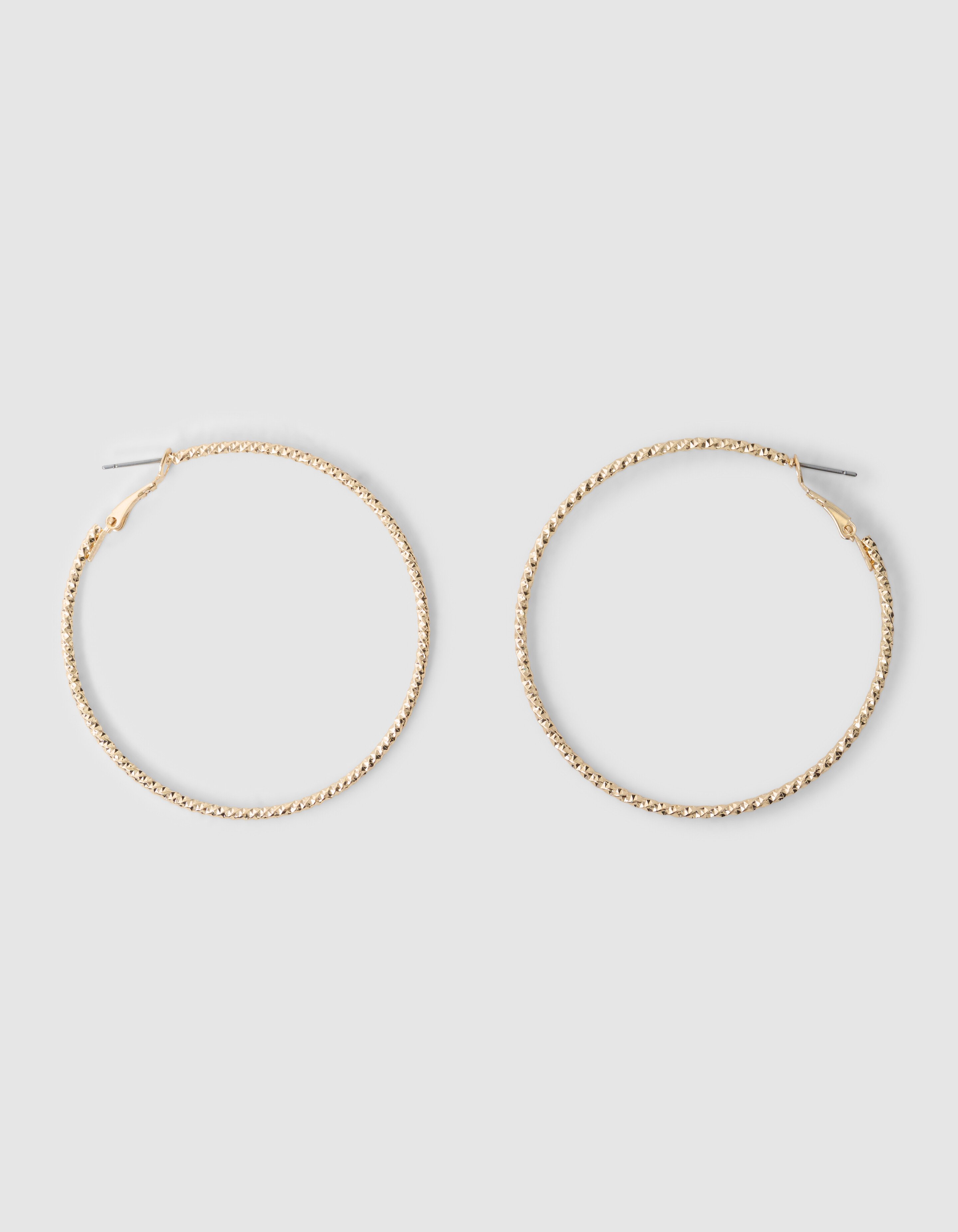 Klassische Creolen Gold SHOEBY ACCESSOIRES