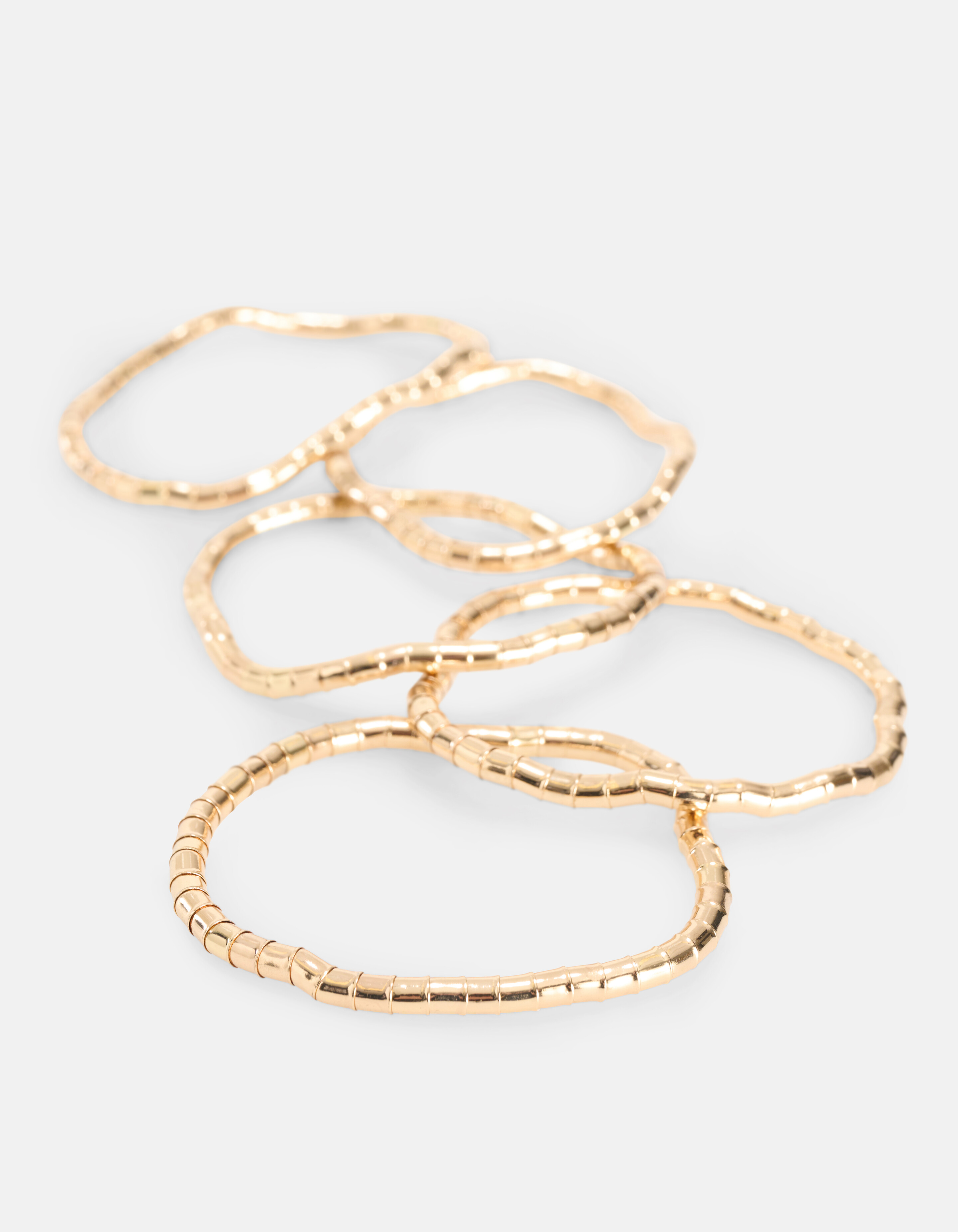 Großes Goldenes Armband SHOEBY ACCESSOIRES