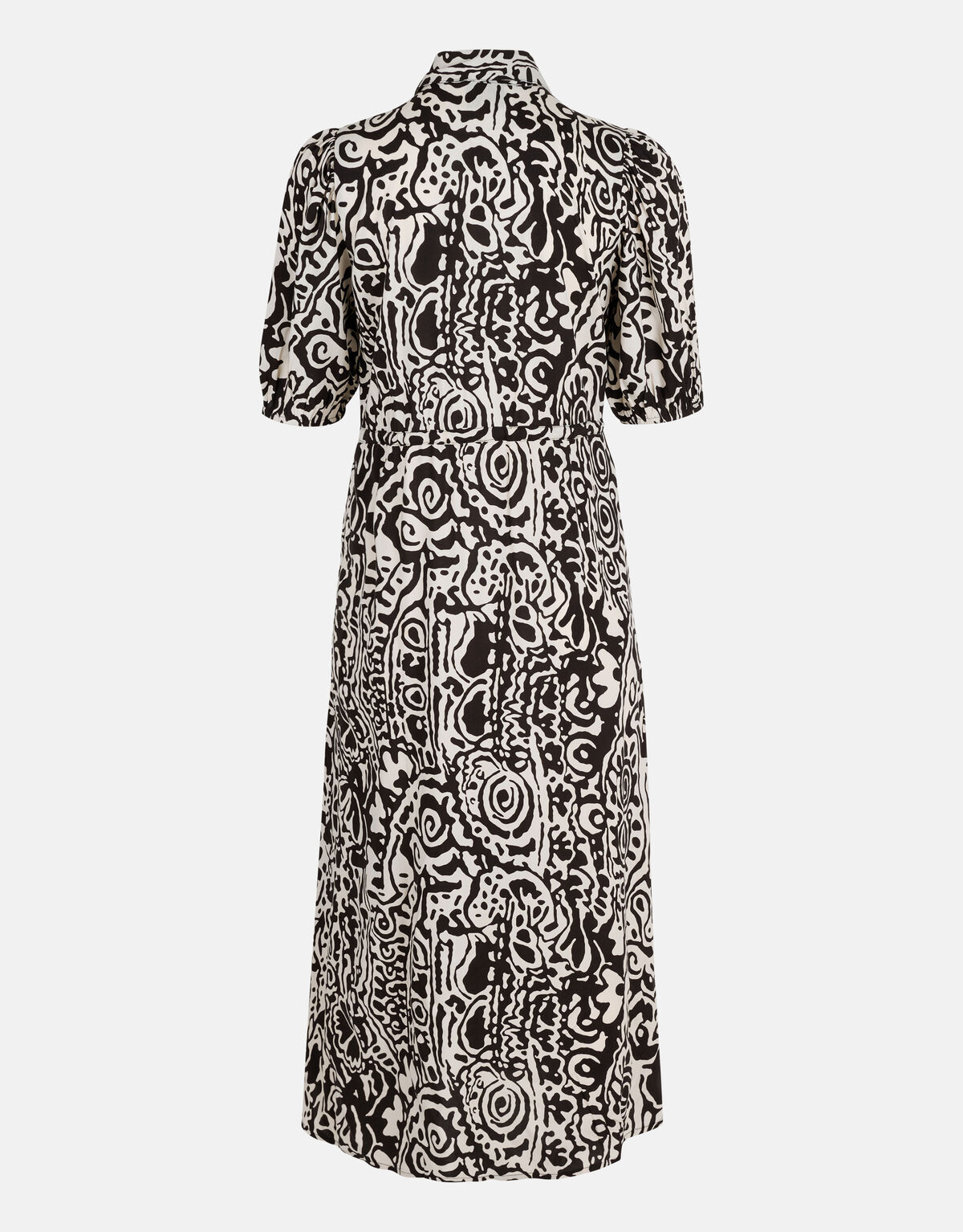 Bedrucktes Kleid Schwarz/Weiß SHOEBY WOMEN