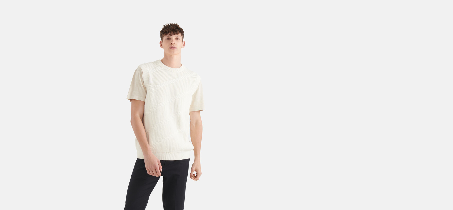 Diagonale Spencer Off White SHOEBY MEN
