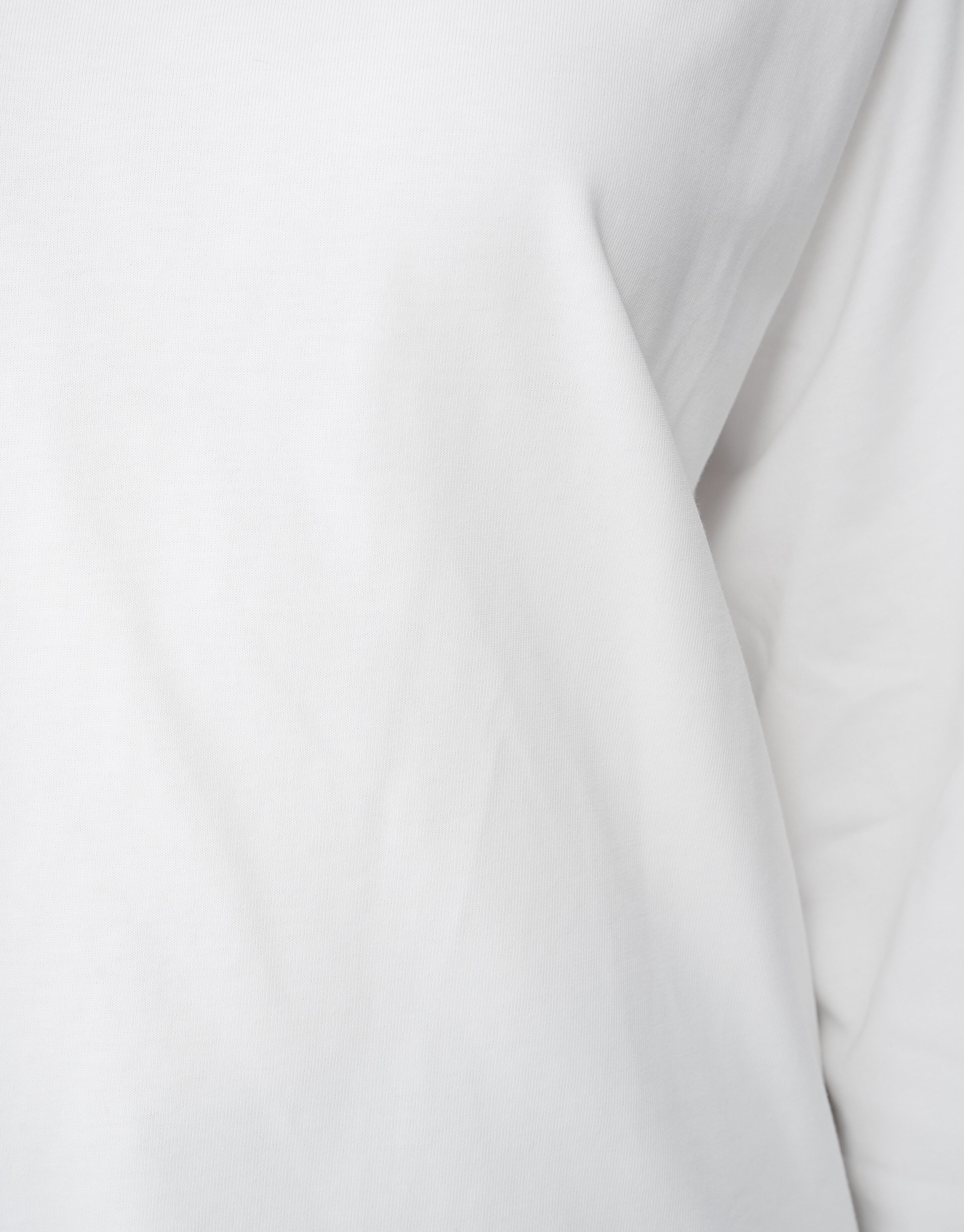 Übergroßes Langarm-T-Shirt Weiß von Monica SHOEBY WOMEN