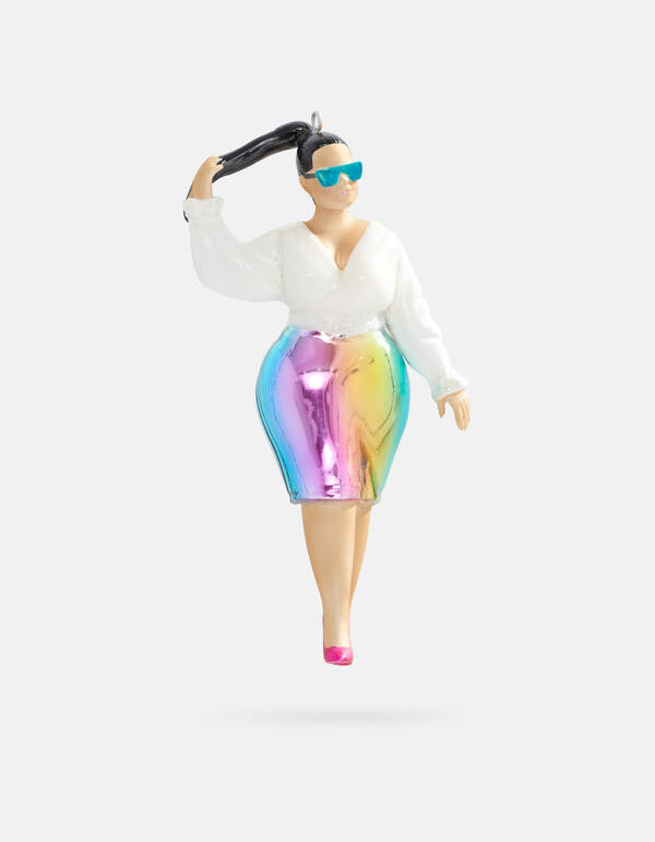 Curvy Model Weihnachtsball von Fred SHOEBY ACCESSOIRES