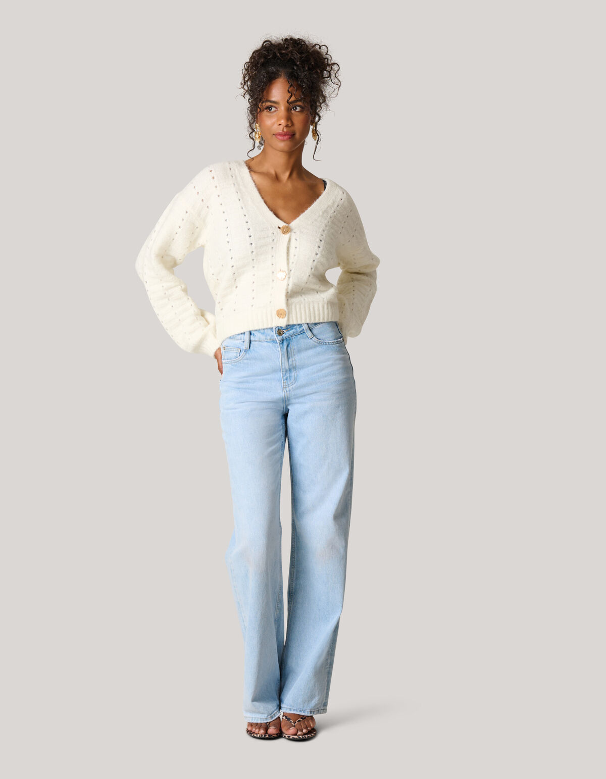 Weiche Strickjacke Off-white SHOEBY WOMEN