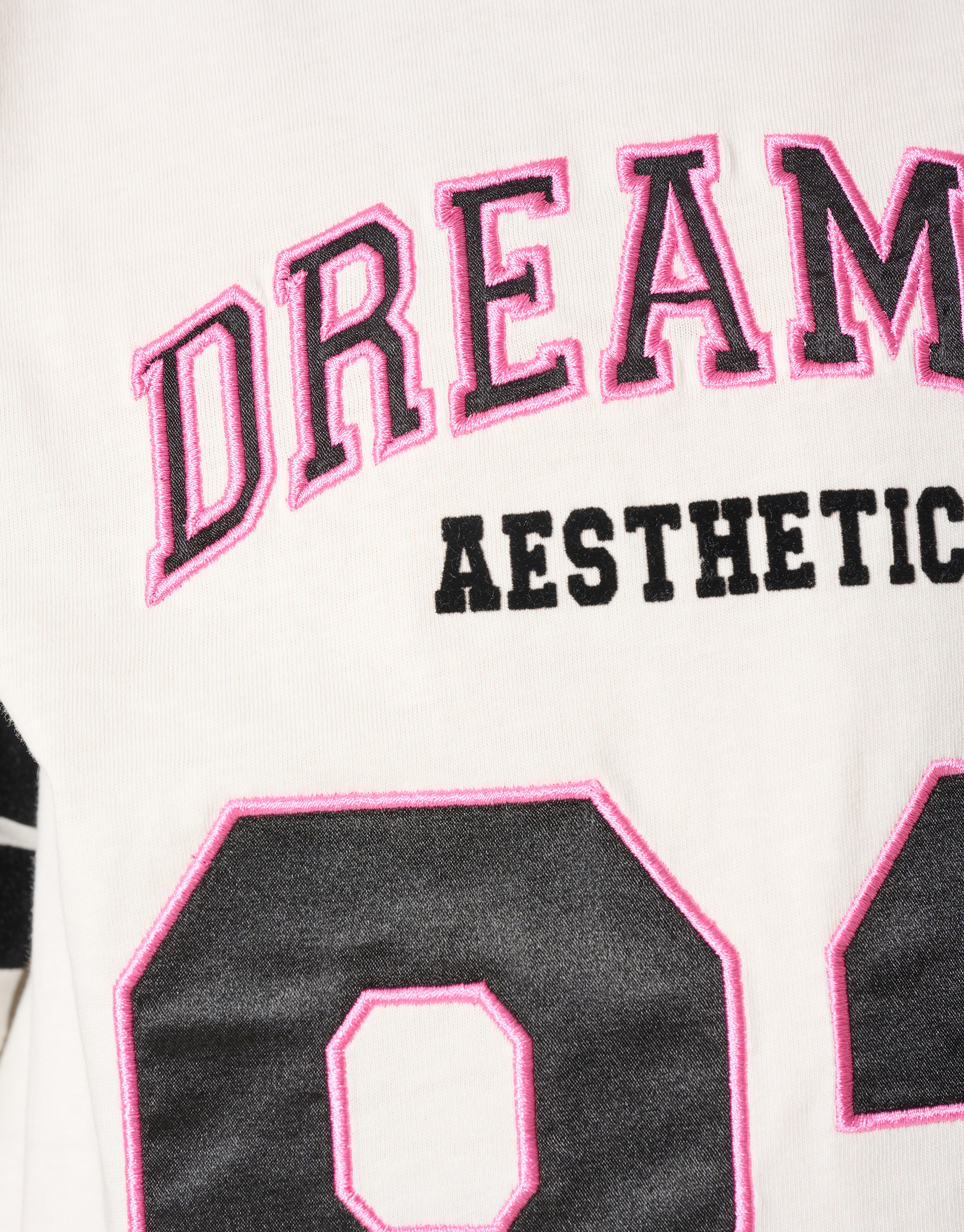 Varsity-T-Shirt Off White SHOEBY GIRLS