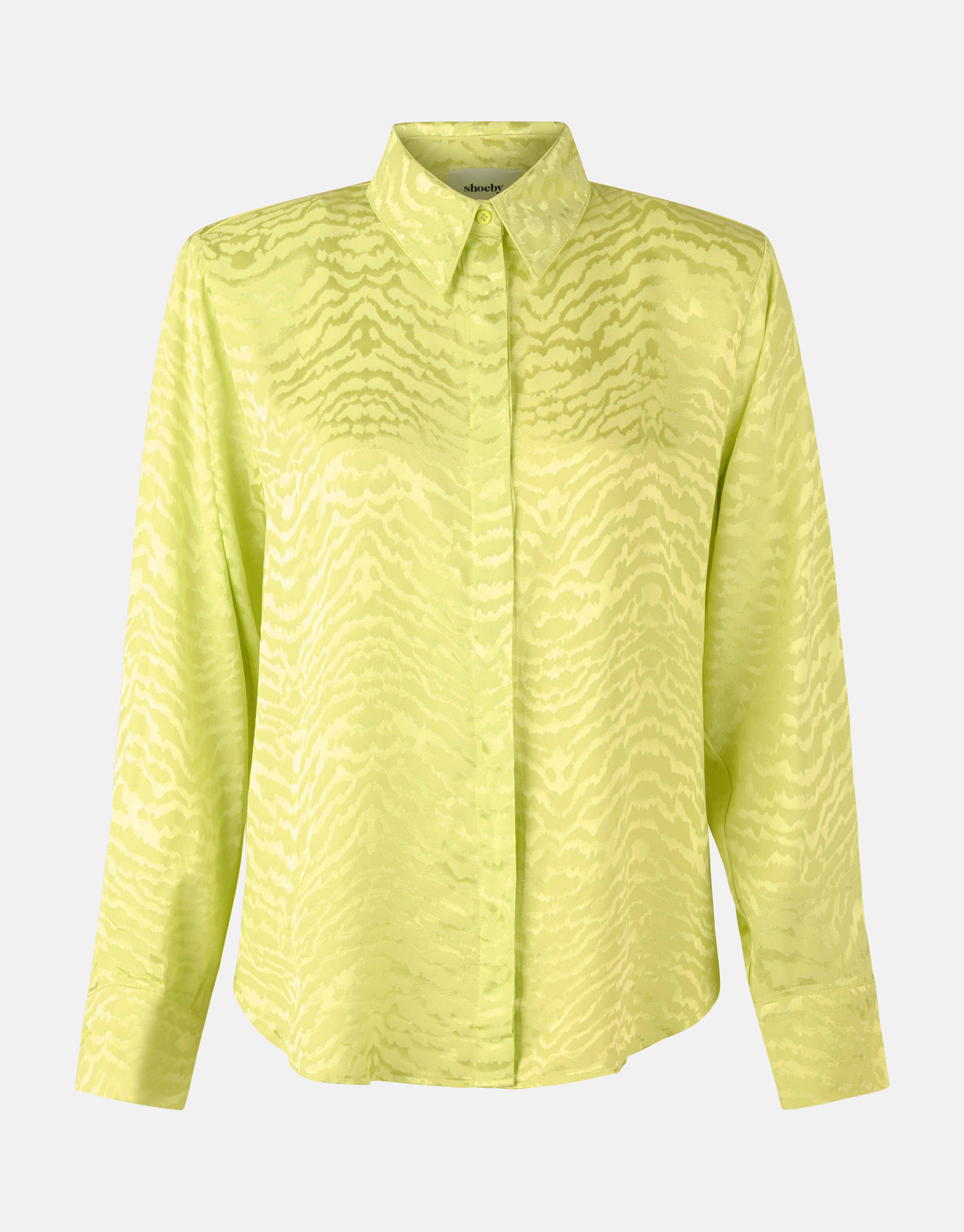 Jacquard Bluse Lime SHOEBY WOMEN